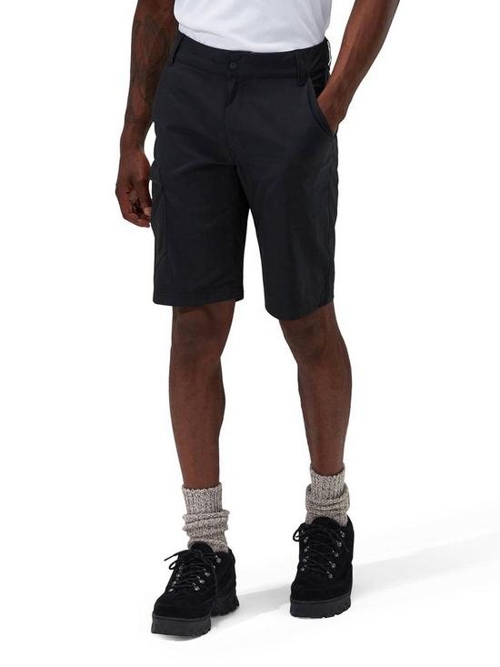 front image of berghaus-mens-navigator-20-shorts-black
