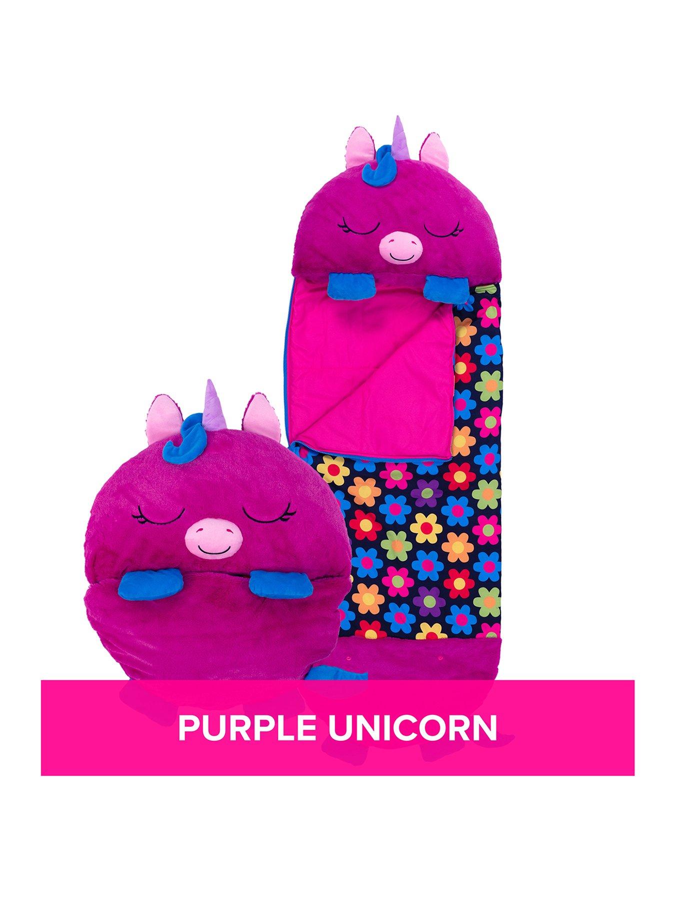 Happy Nappers Purple Unicorn Sleeping Bag Large very.co.uk