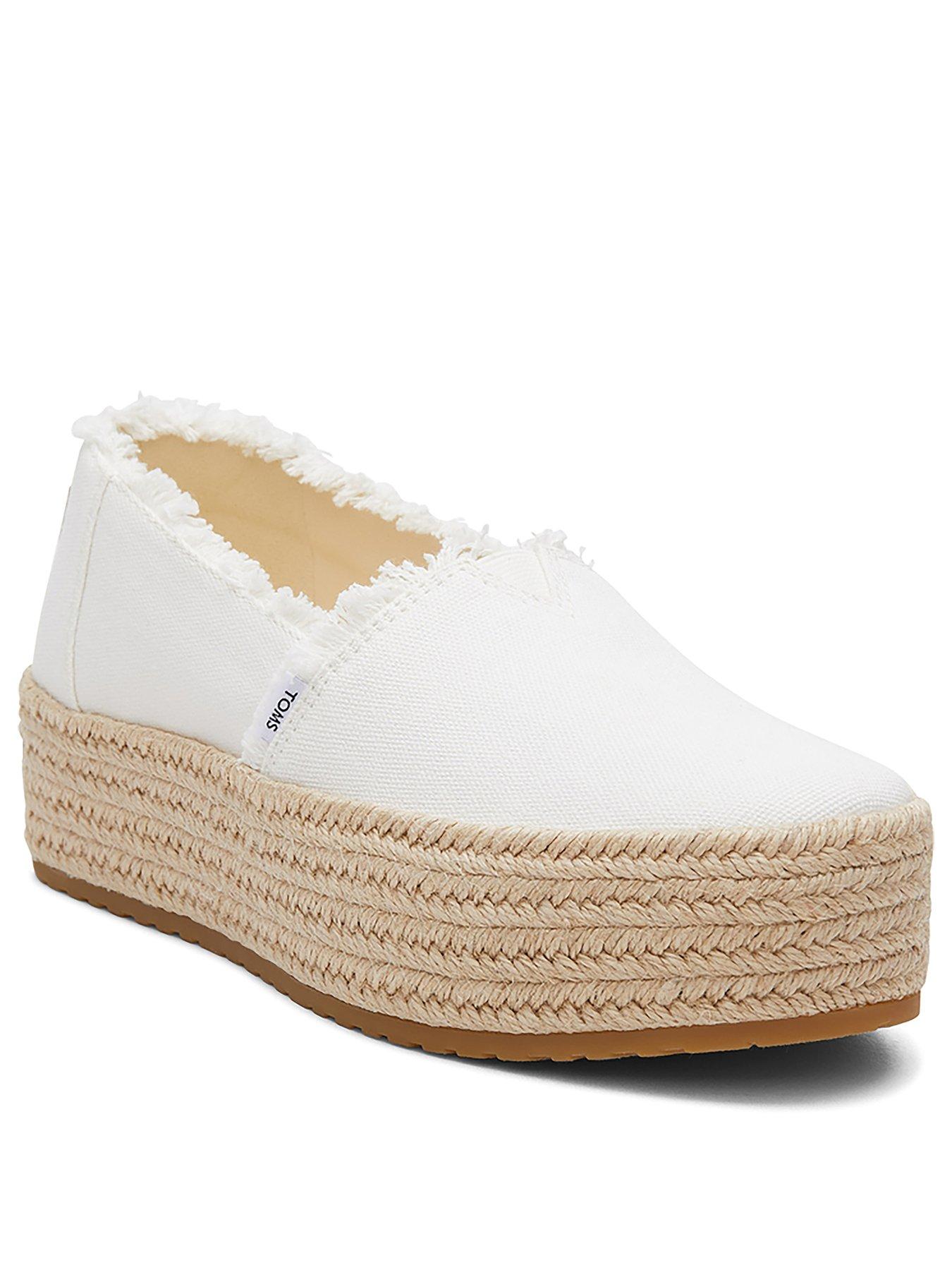 Platform white hot sale espadrilles