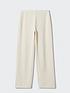  image of mango-co-ord-fine-knitted-trouser-cream
