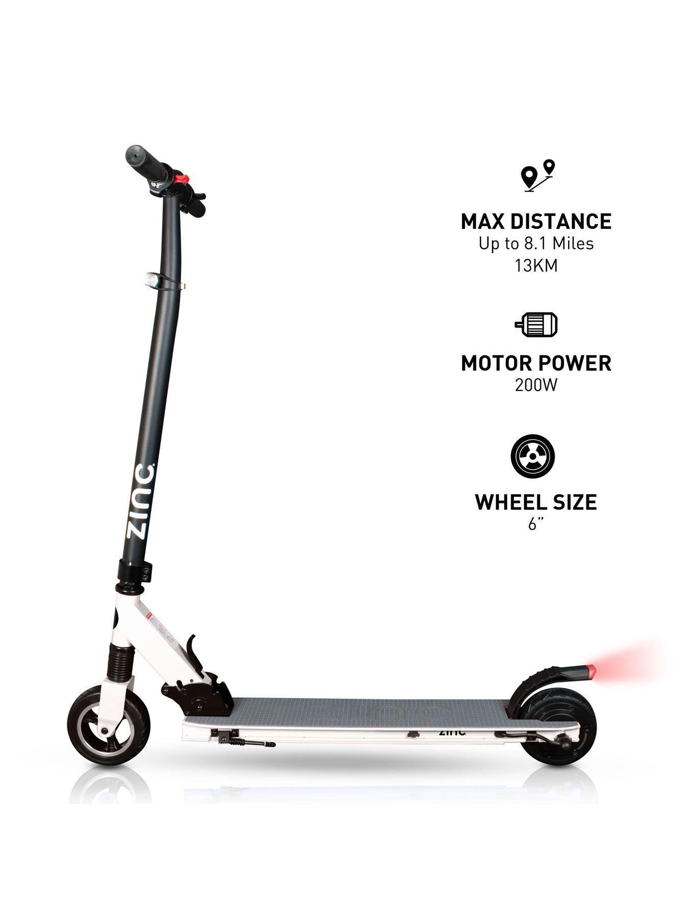 This foldable e-scooter comes with a max range of 37 miles, making