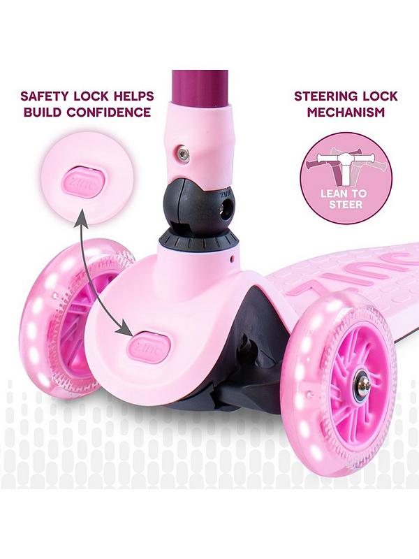 Image 6 of 7 of Flyte Hy-Pro&nbsp;Zinc Three-Wheeled Folding Flyte Scooter Ruby Pink