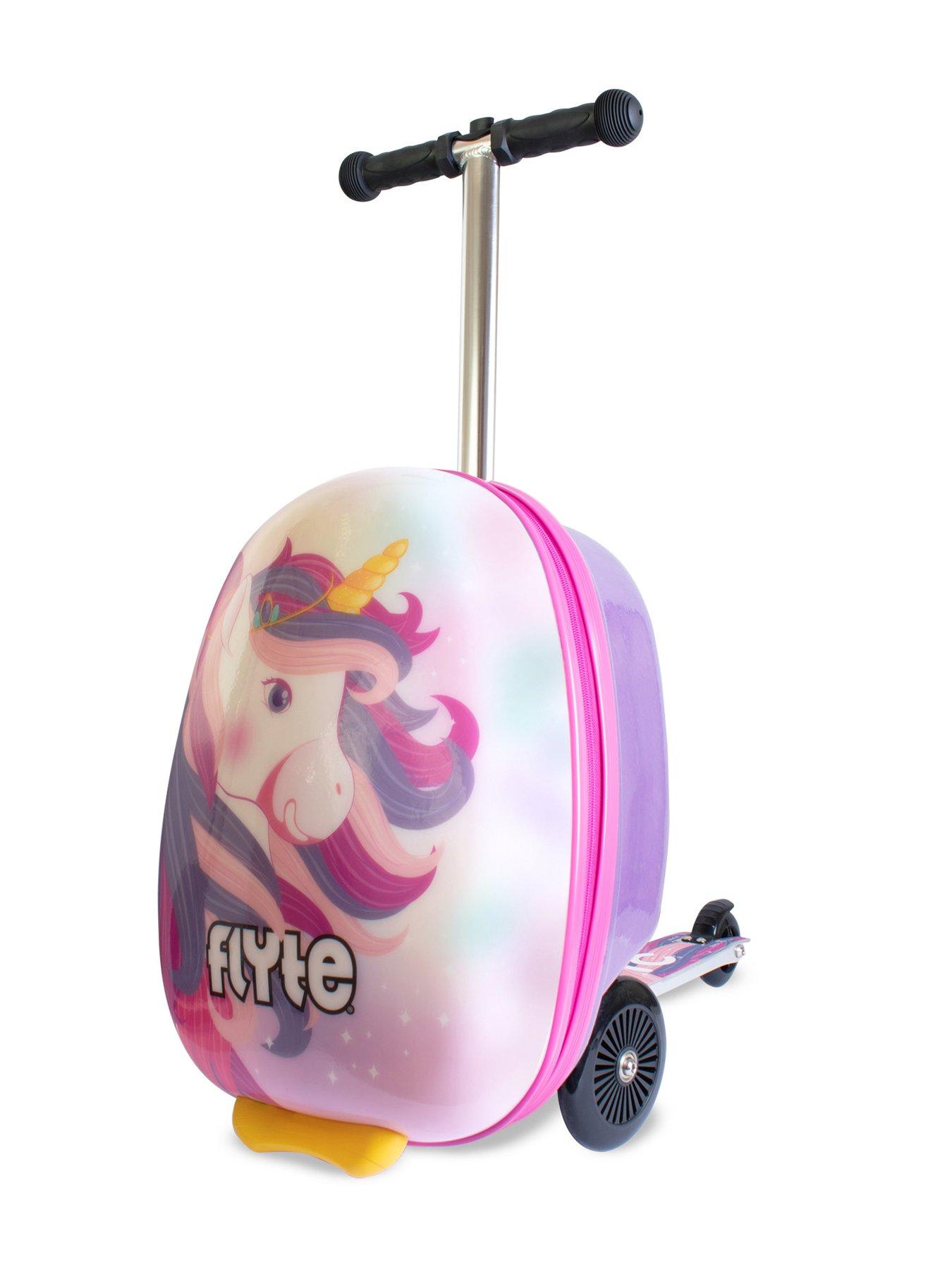 undefined Midi 18 Inch Luna the Unicorn Scooter Suitcase