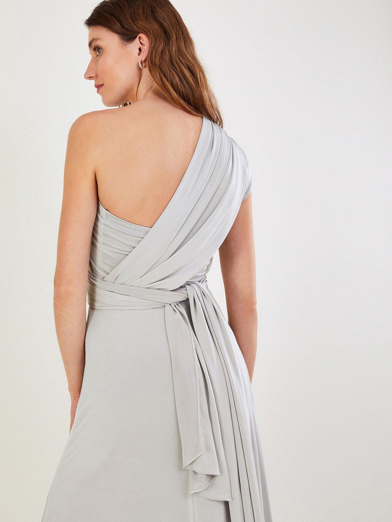 Monsoon silver bridesmaid dress hot sale