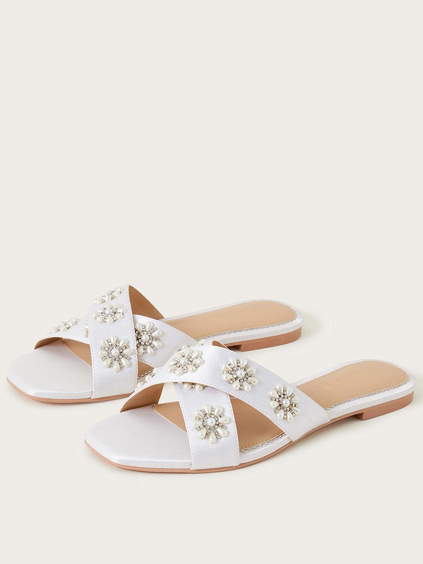 Flat bridal sandals discount uk