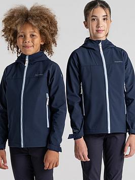 boys, craghoppers landon hooded jacket - navy, navy, size 7-8 years