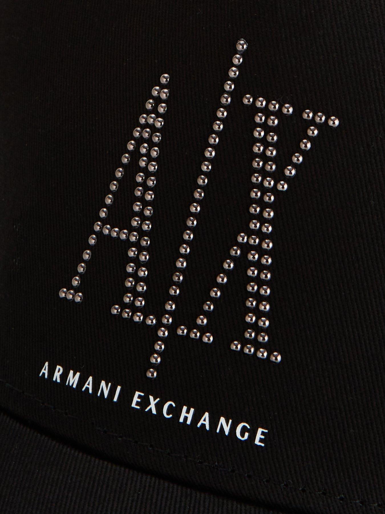 Armani Exchange Logo Cap - Black 