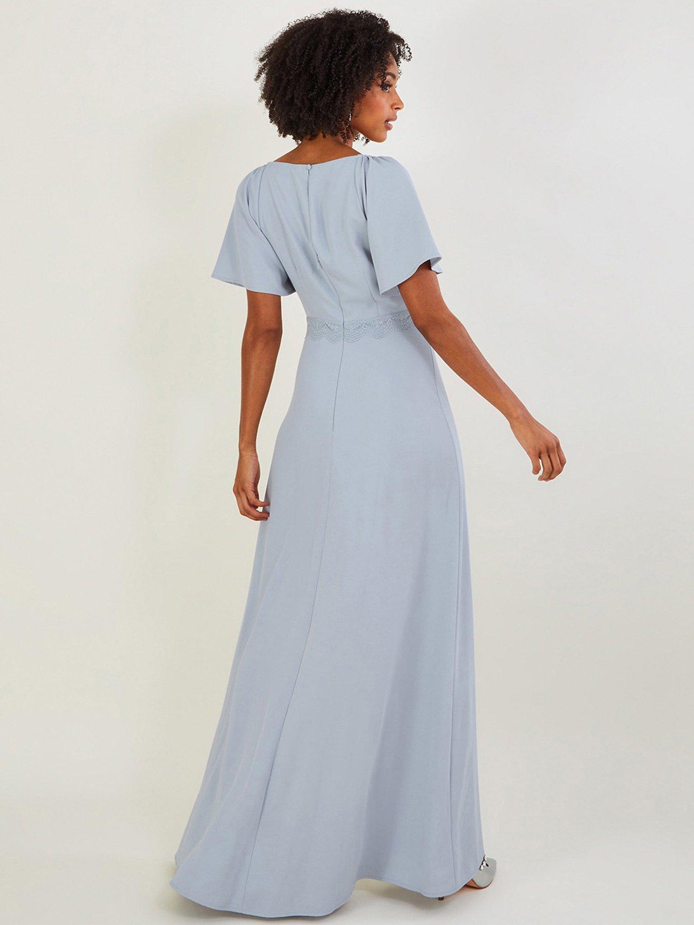 cloud blue bridesmaid dresses