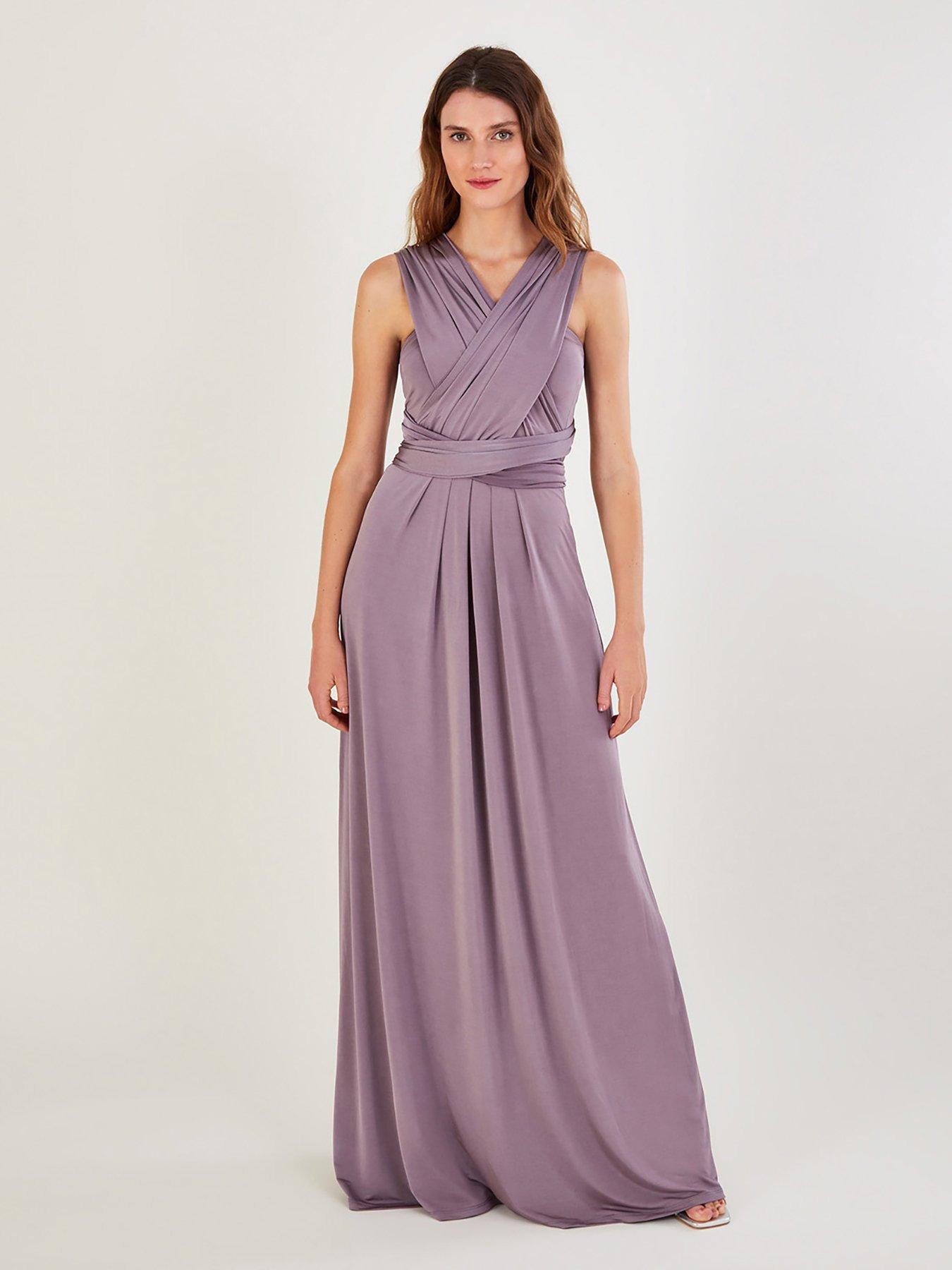 Mauve maid of outlet honor dress