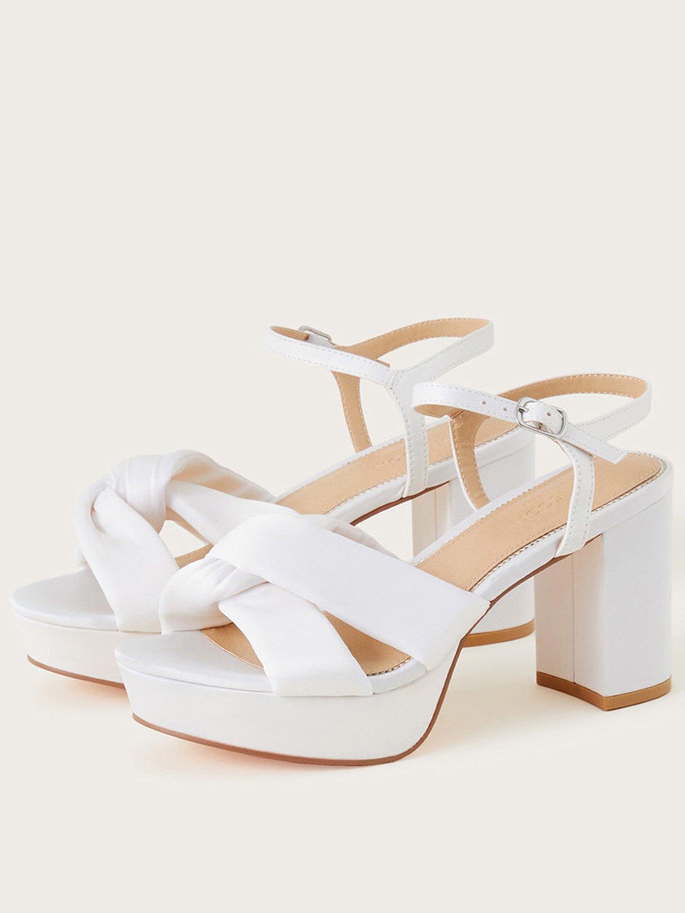 Ivory heeled sandals store uk