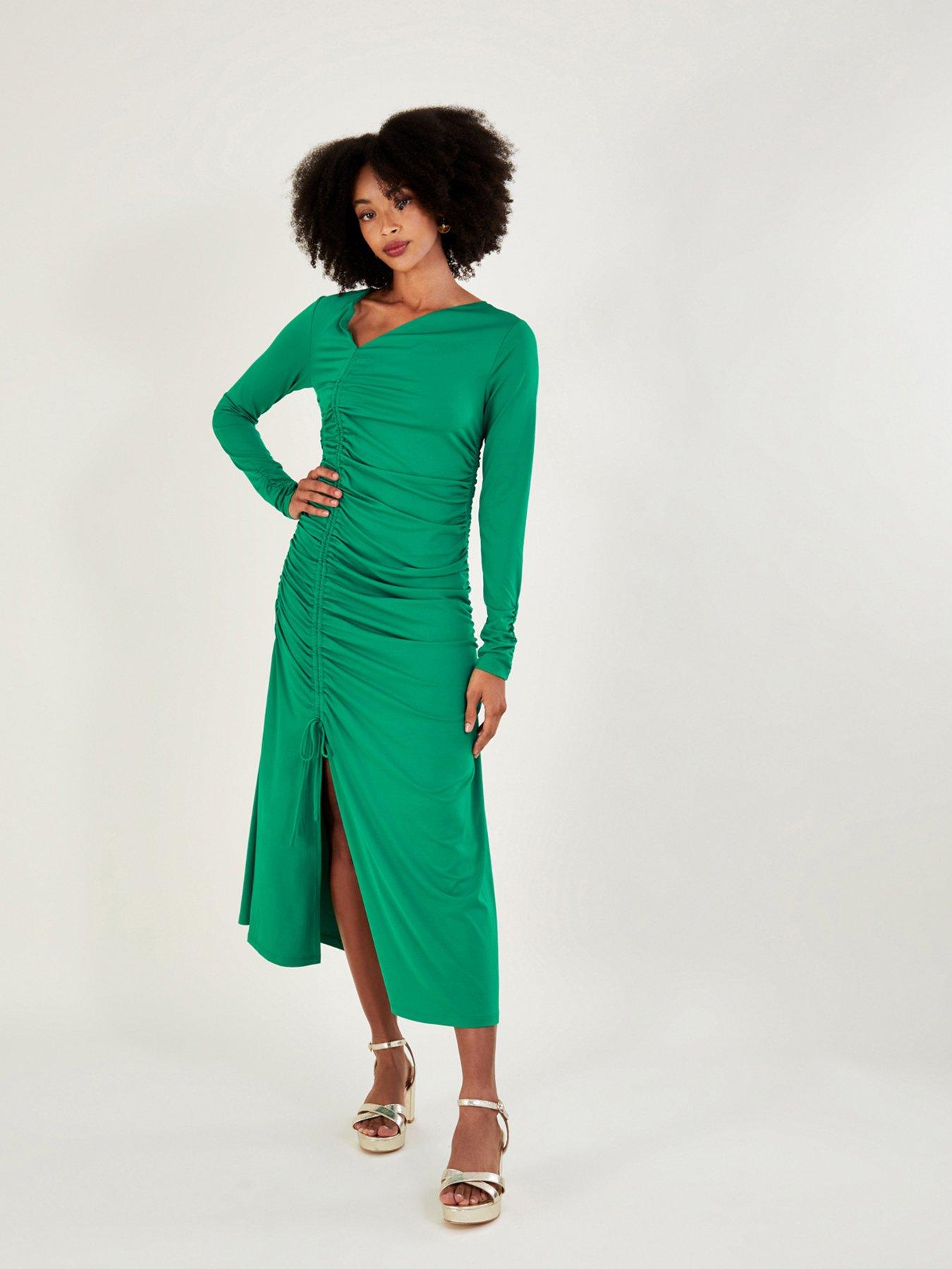 Ruched store jersey dress