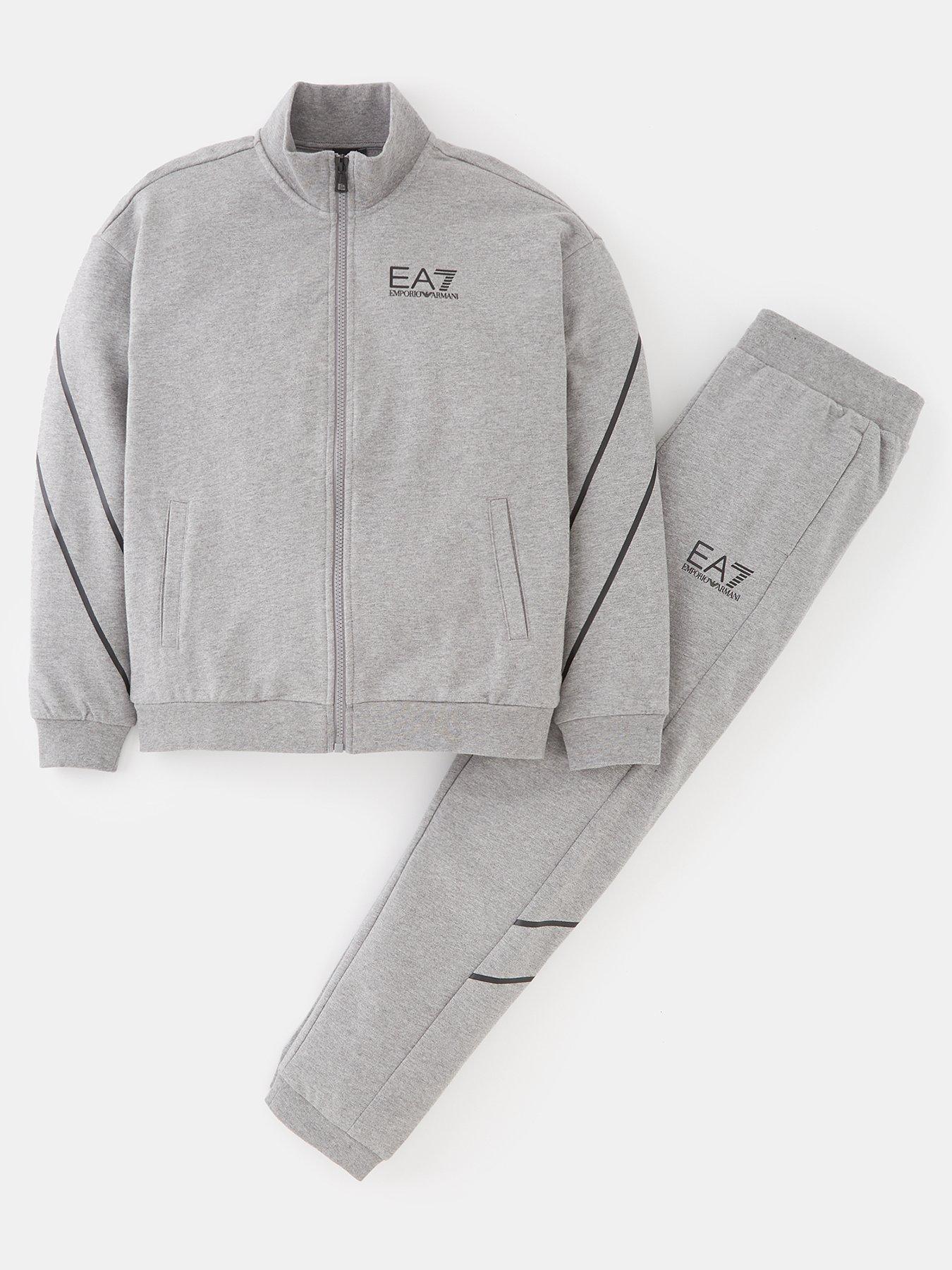 Gray store armani tracksuit