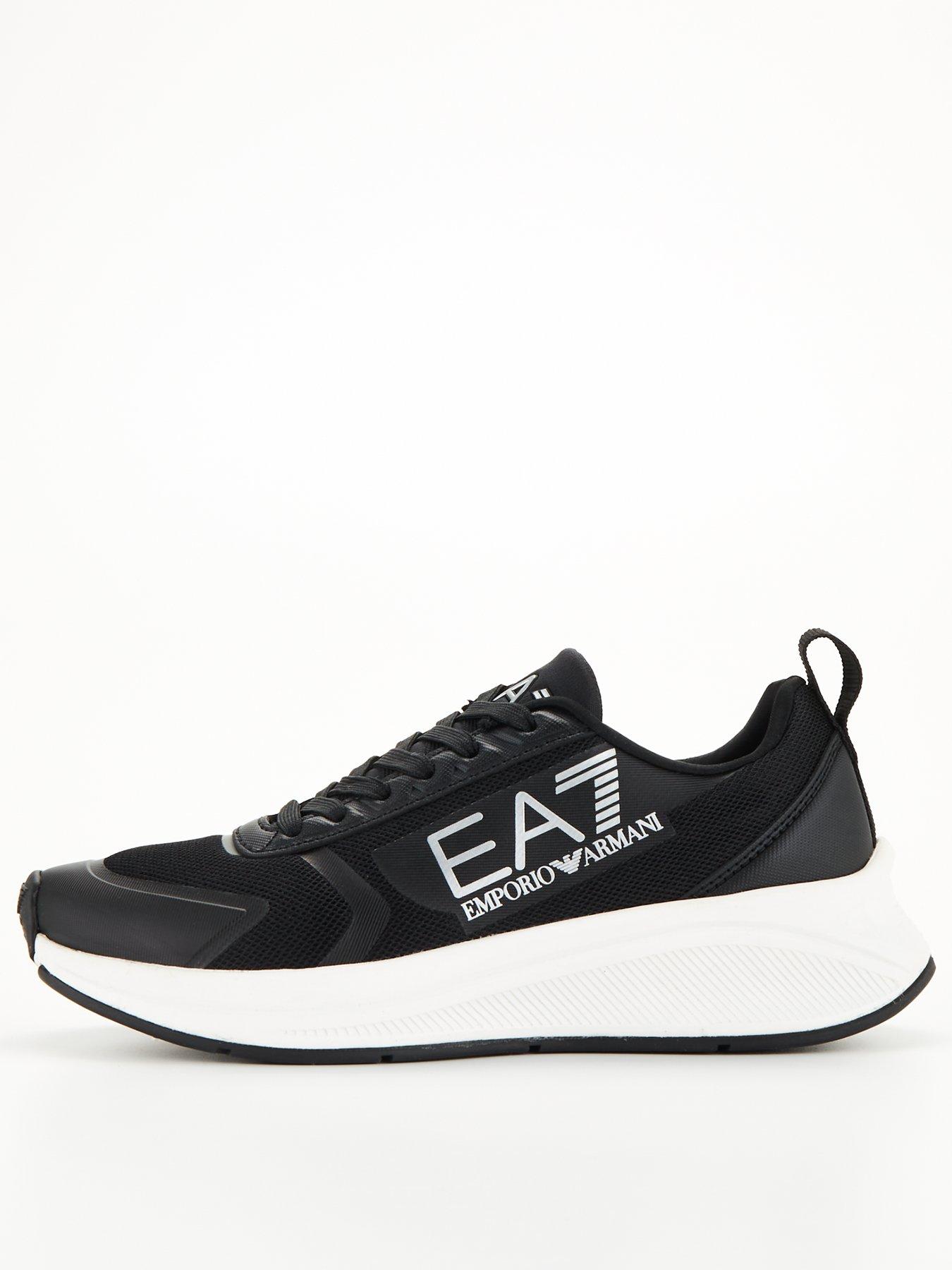 EA7 Emporio Armani X8X027 Woven Trainers Black Irongate –, 47% OFF