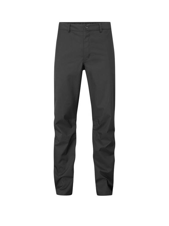 front image of oscar-jacobson-mens-portland-golf-waterproof-trouser-black