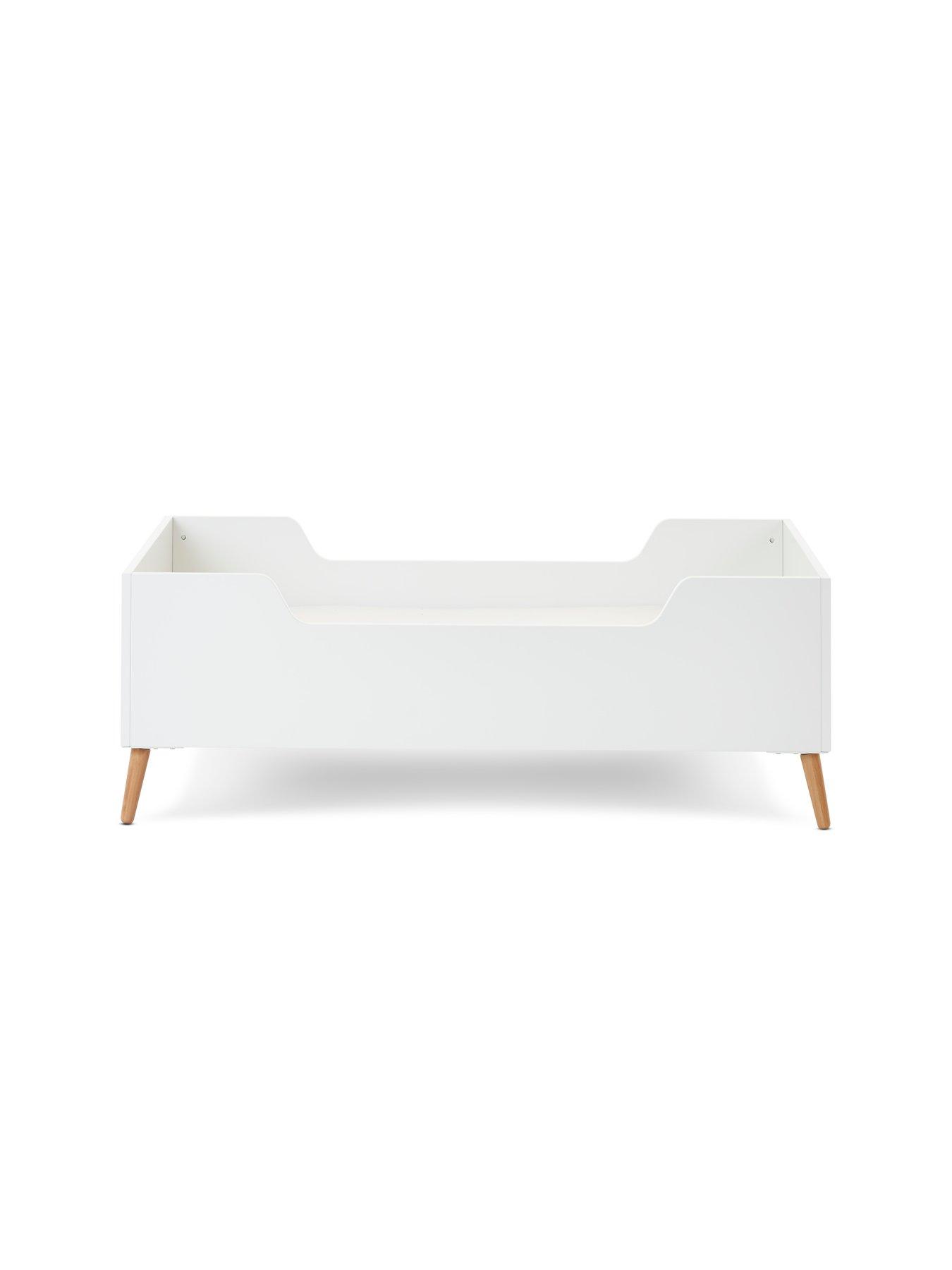 Image 3 of 3 of Obaby Maya Toddler Bed - White with Natural
