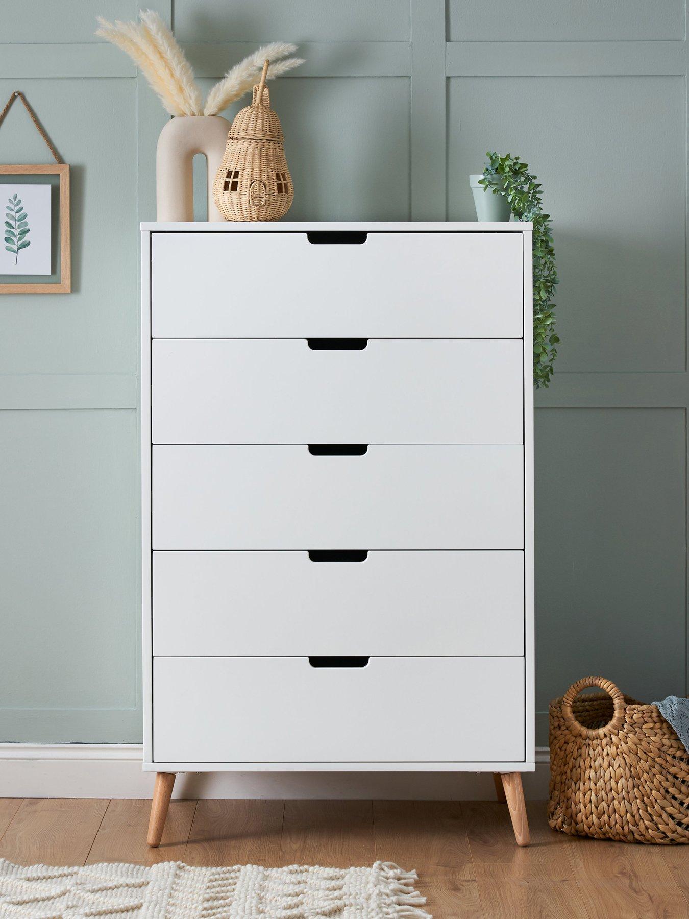 undefined Maya Tall Boy - White with Natural