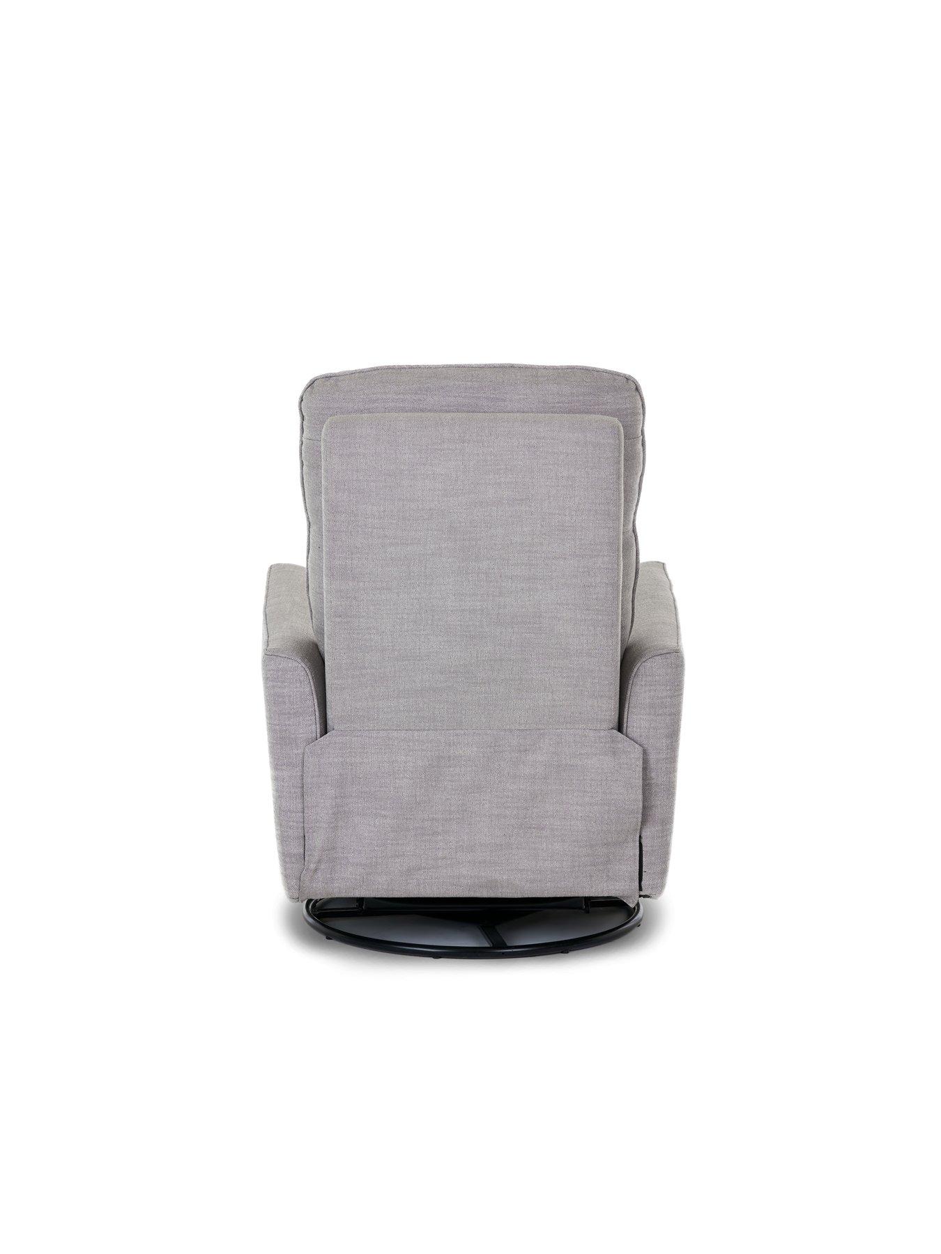 Obaby Savannah Swivel Glider Recliner Chair Pebble Very.co.uk