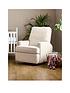  image of obaby-madison-swivel-glider-recliner-chair-oatmeal