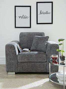 Product photograph of Very Home Maya Armchair - Grey - Fsc Reg Certified from very.co.uk