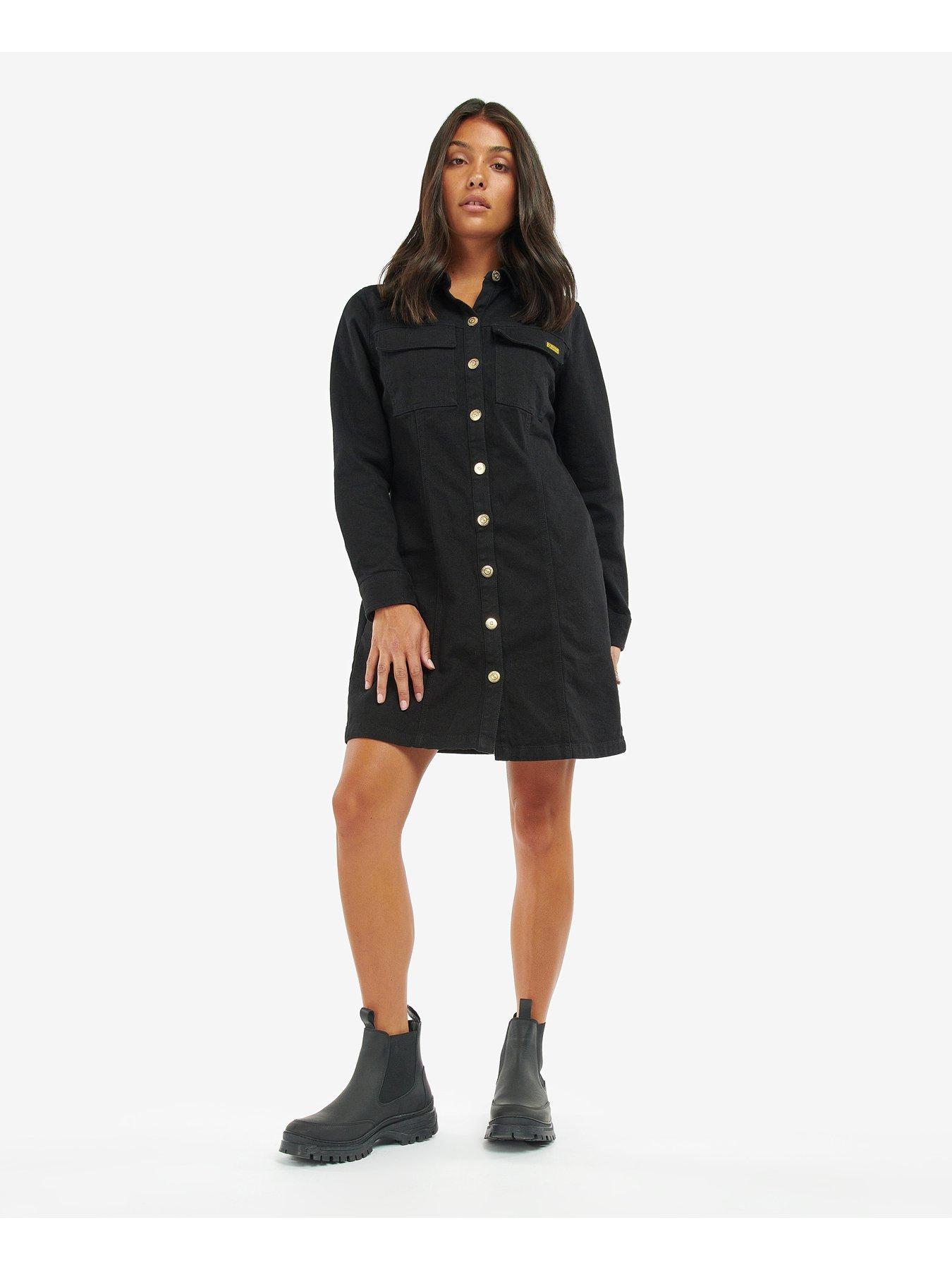 Barbour International Kubican Denim Dress - Black