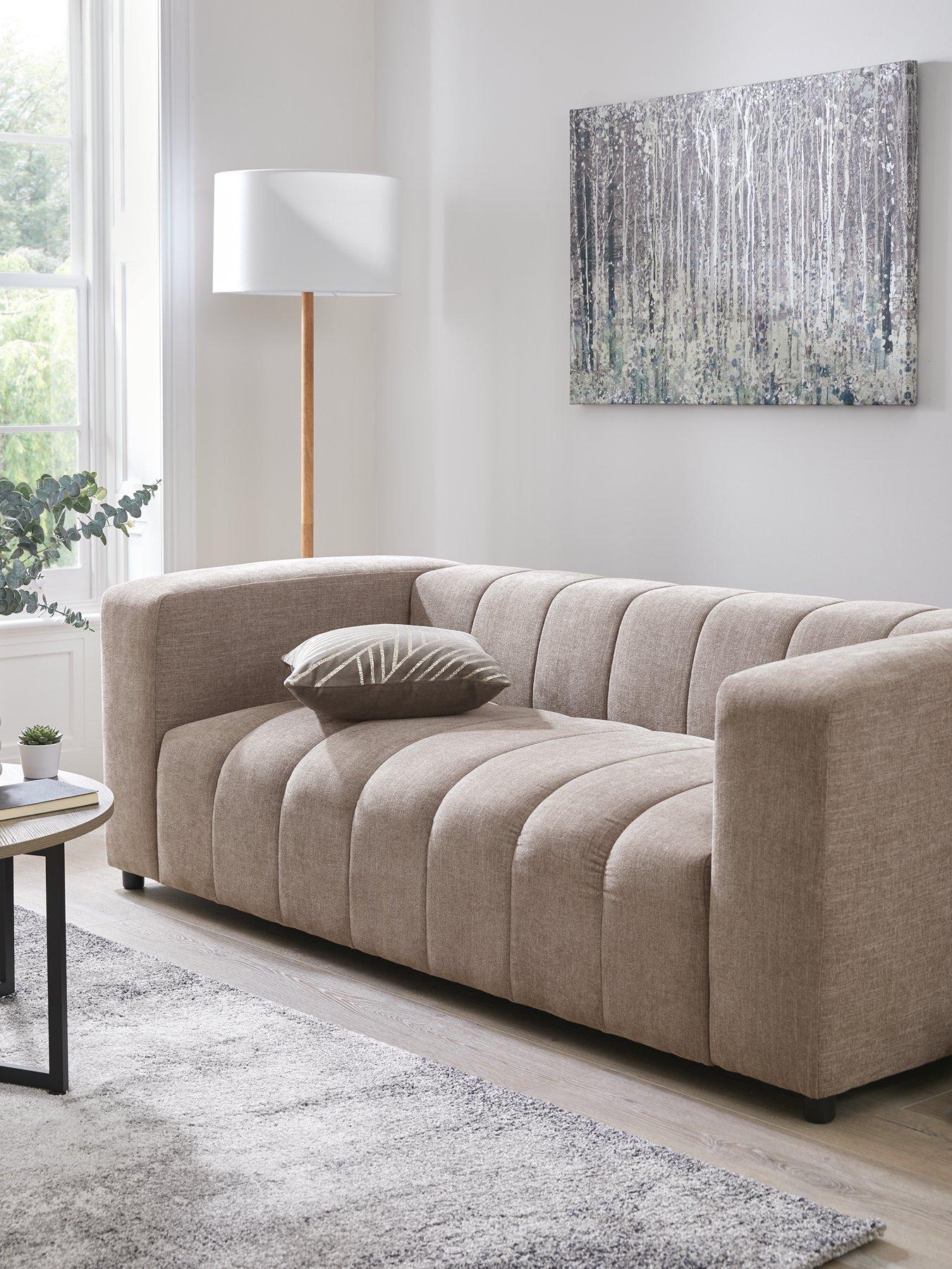 Product photograph of Very Home Jay 3 Seater Fabric Sofa from very.co.uk