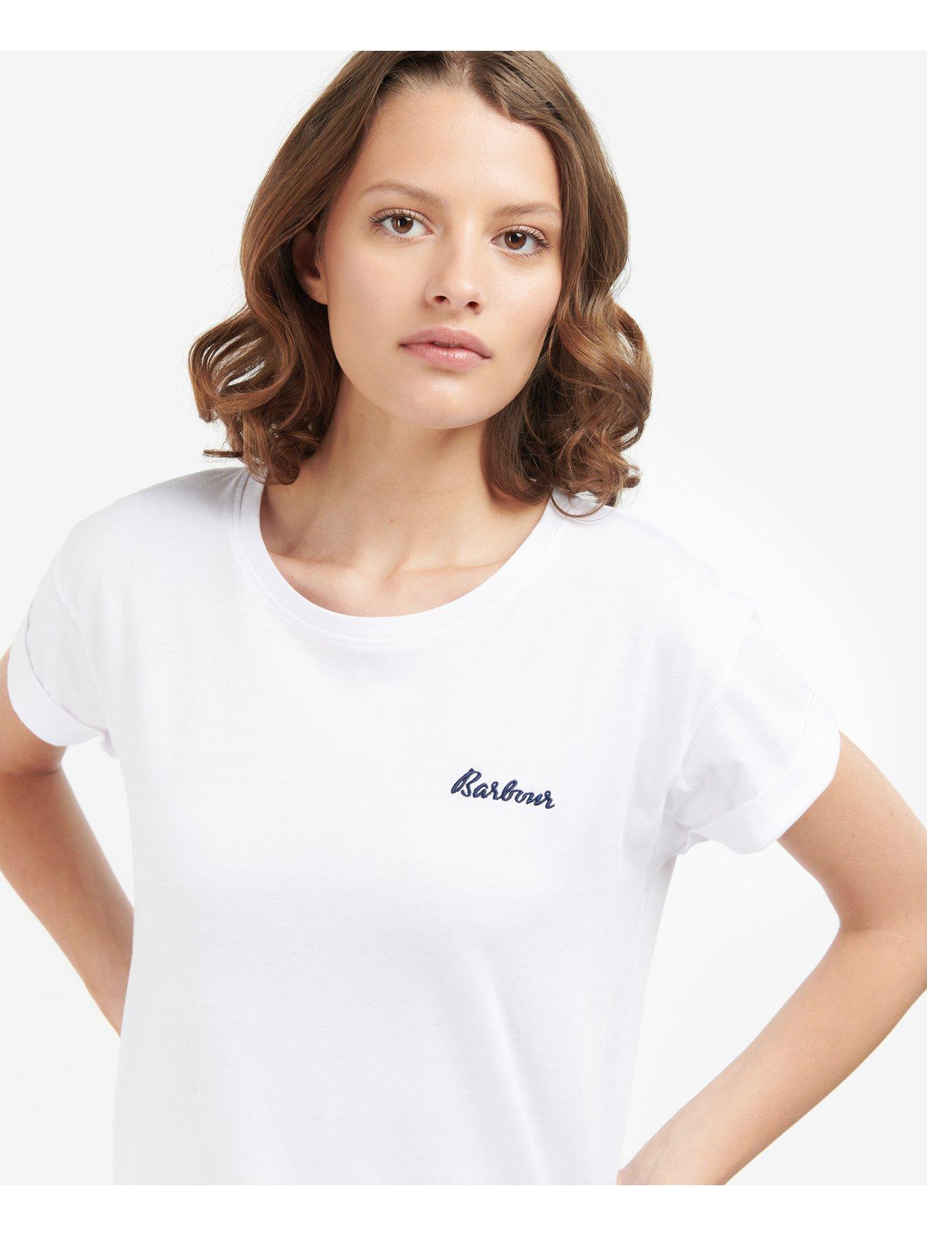Barbour t hot sale shirt womens white