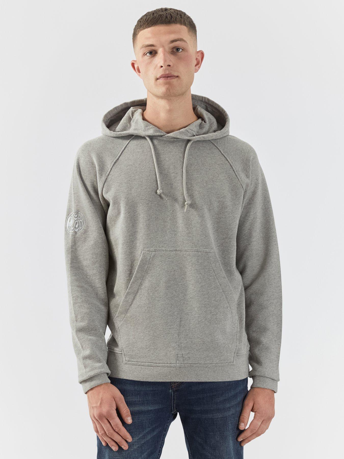 Pretty Green Standards Hoody - Grey | very.co.uk