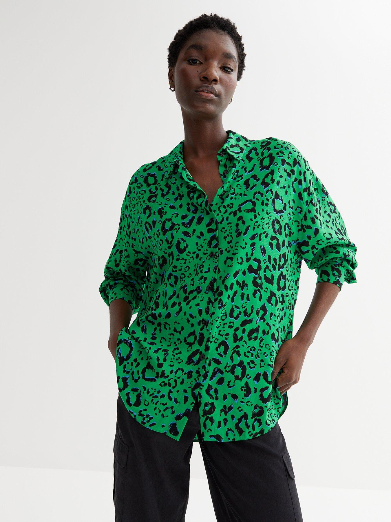 New look shop leopard print shirt