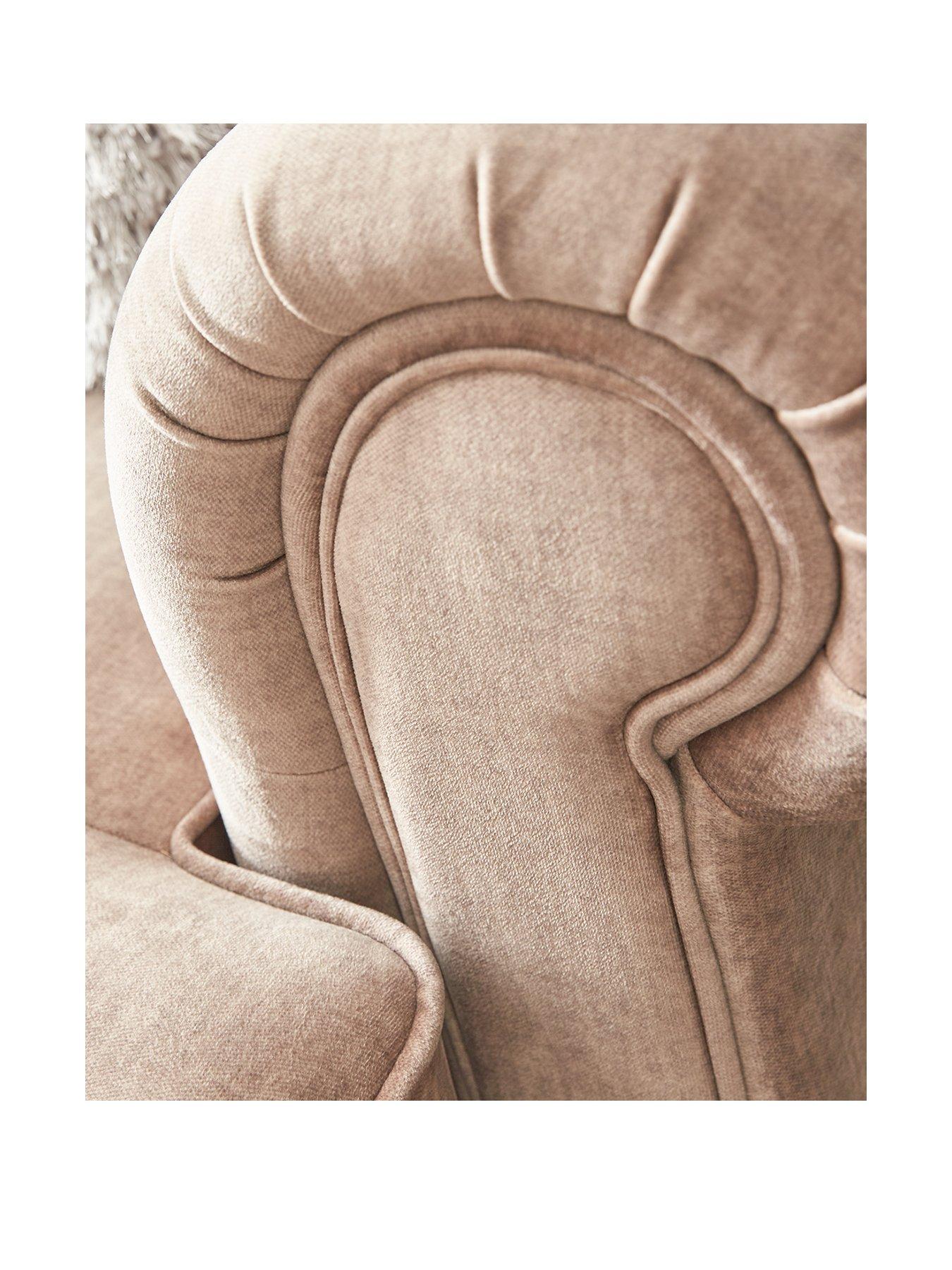 Image 4 of 6 of The Very Collection Laura Chesterfield Fabric Left&nbsp;Hand&nbsp;Corner Chaise&nbsp;- FSC&reg; Certified