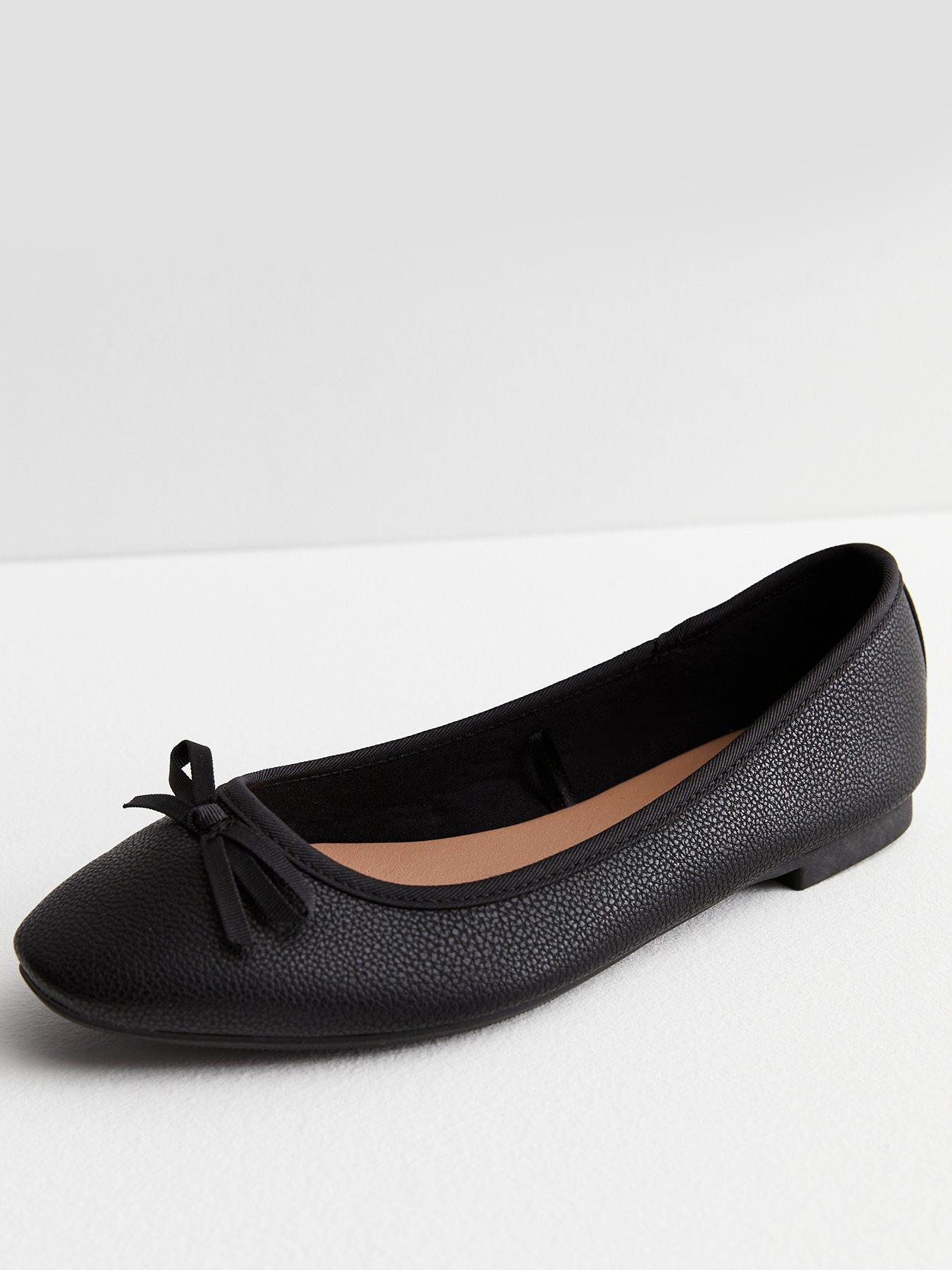 Next black ballet store pumps