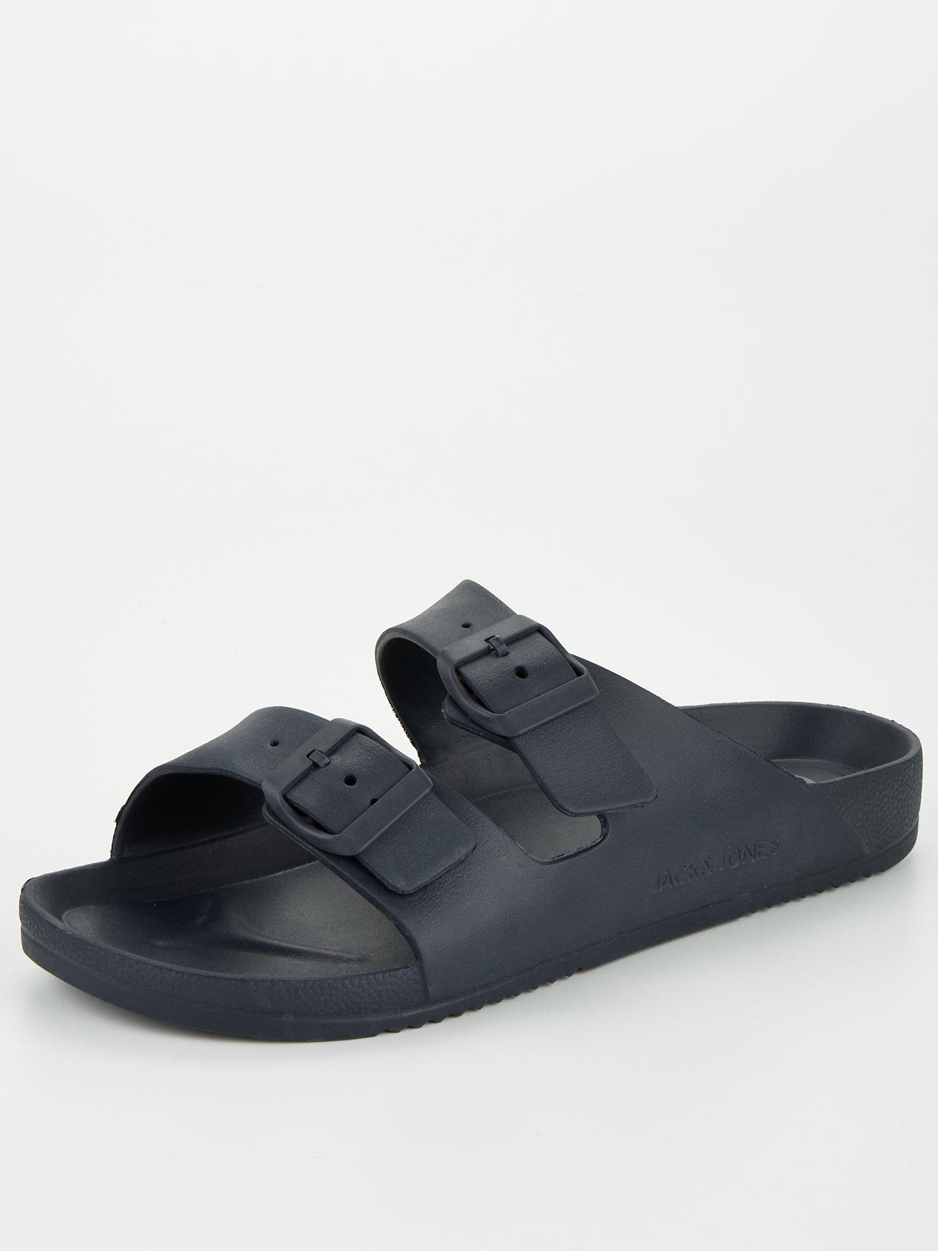 Jack & Jones Jack & Jones Croxton Moulded Sandal - Black | very.co.uk