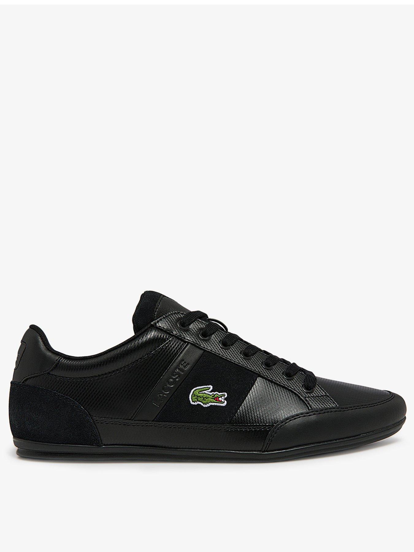 Lacoste black deals sock trainers