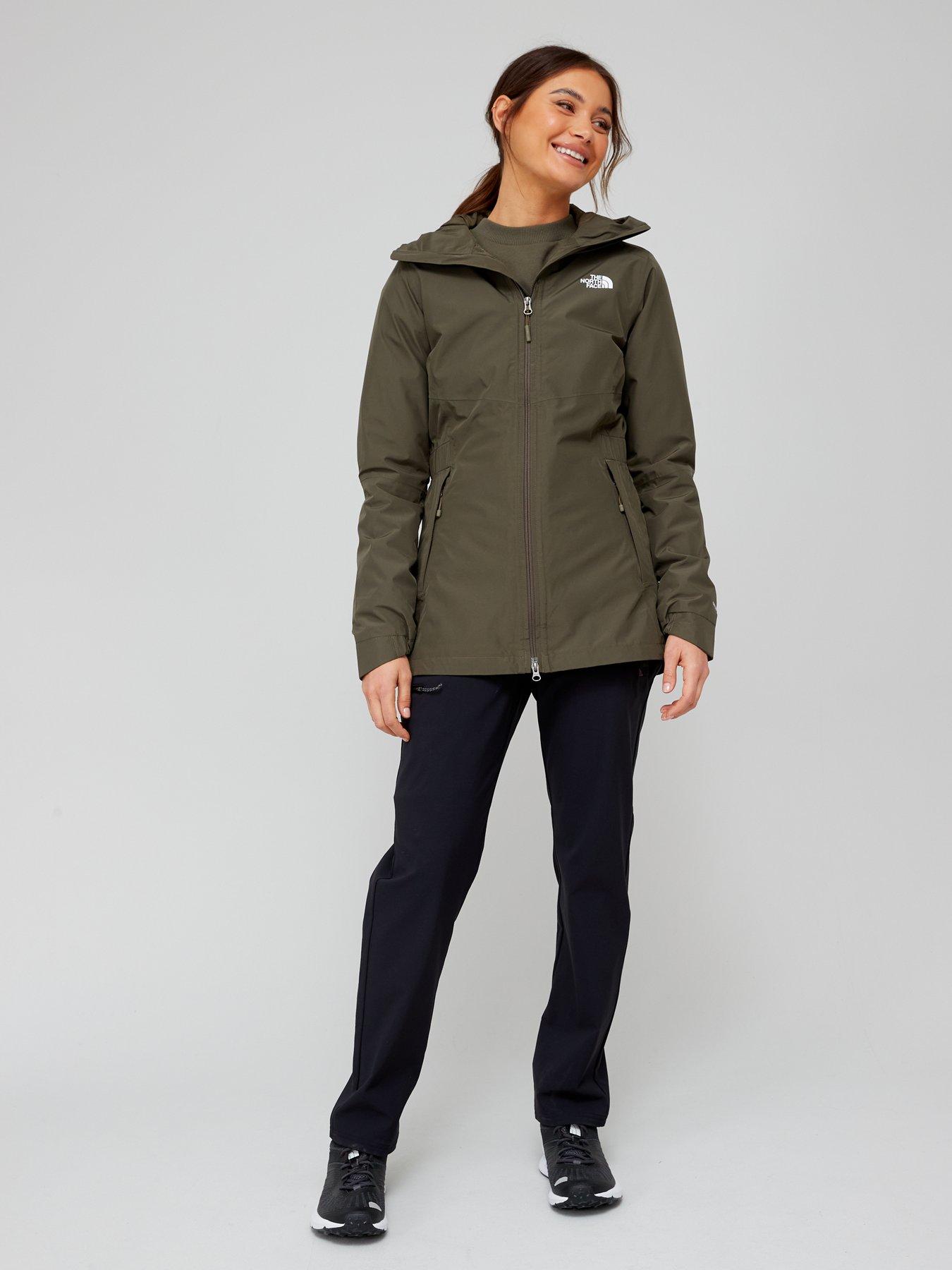 North face green parka 2024 womens