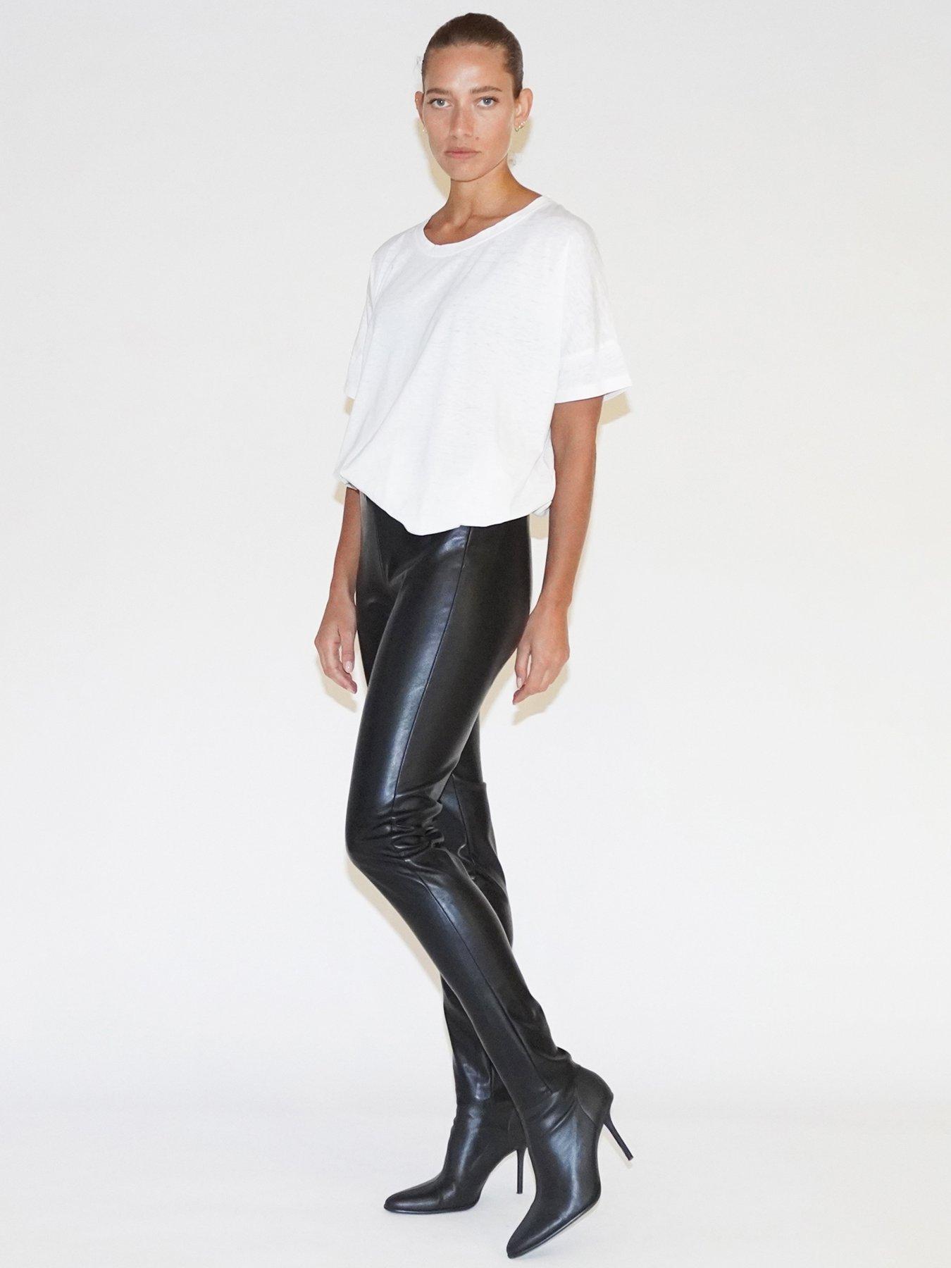 Mint velvet discount leather effect leggings