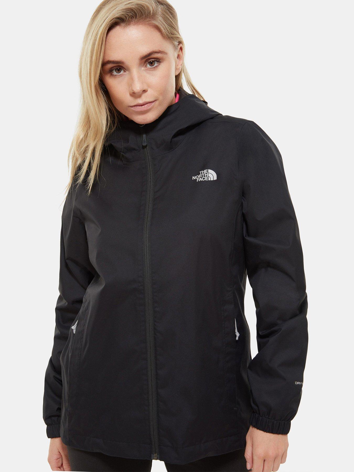 Womens north face quest jacket clearance black