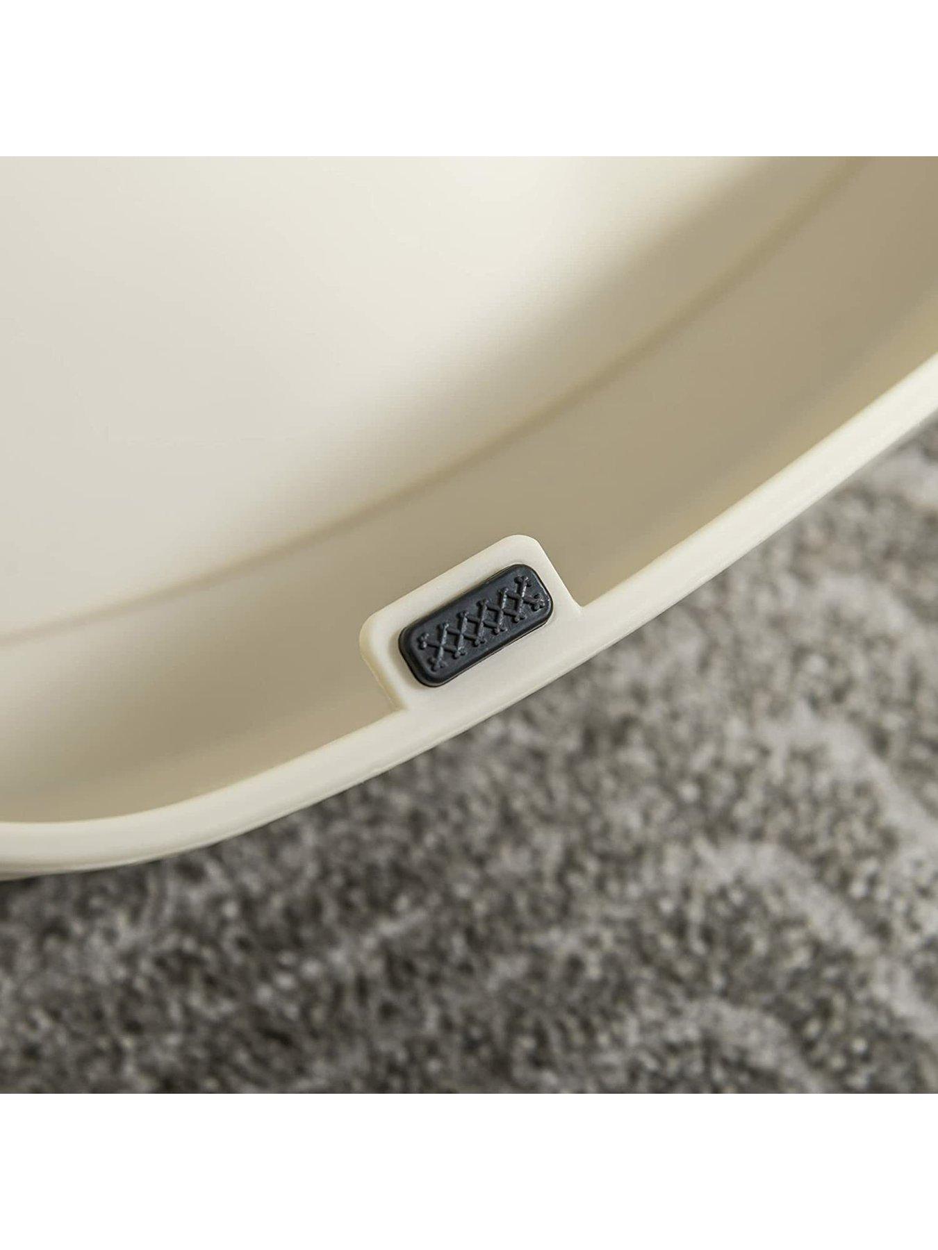 Image 5 of 7 of PawHut Foldable Pet Stairs Portable Dog Steps 3-Step Design with Non-slip Mats for High Beds, Sofas, 49 x 38 x 38 cm, Cream
