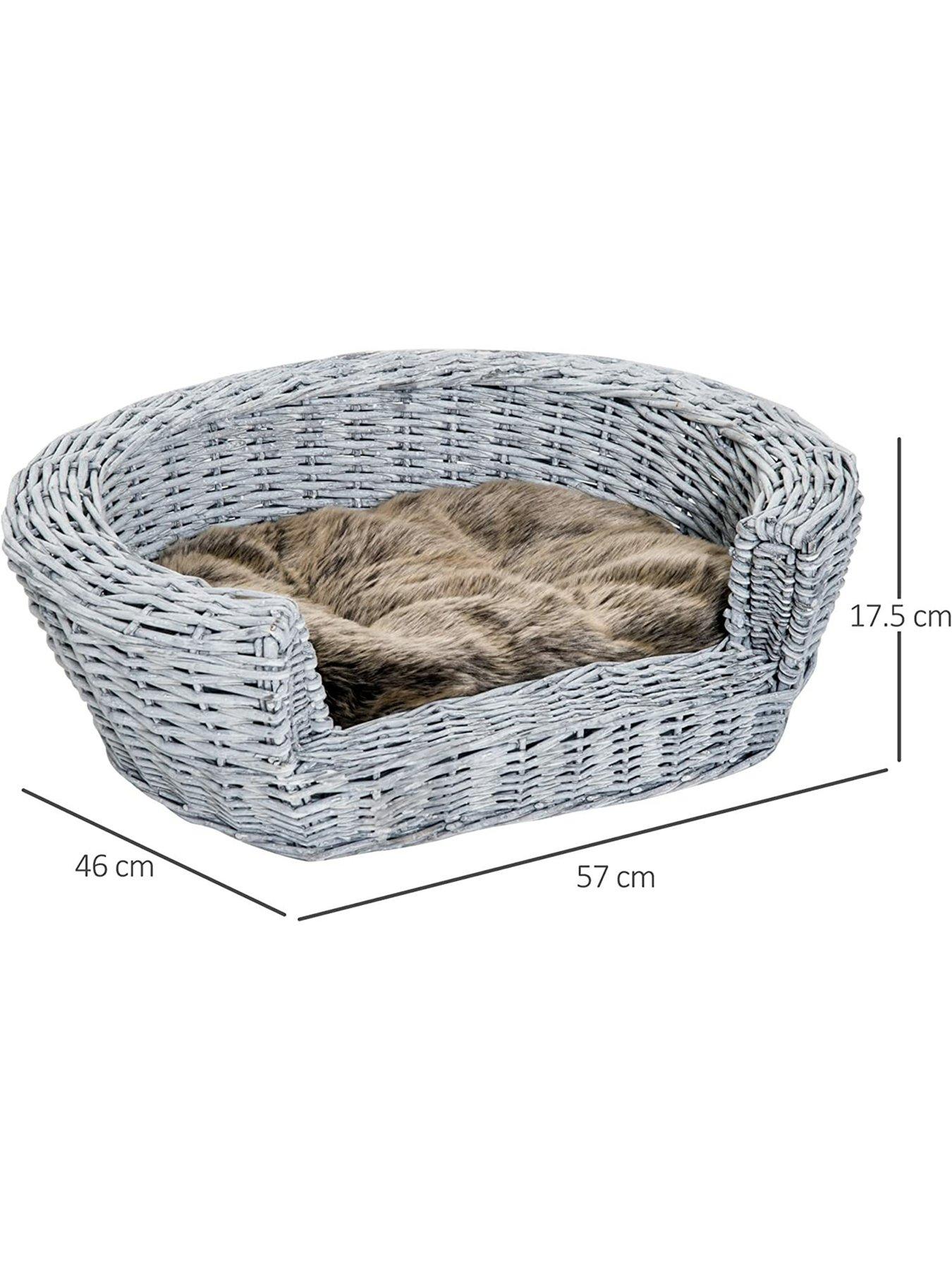 Cat basket wicker store