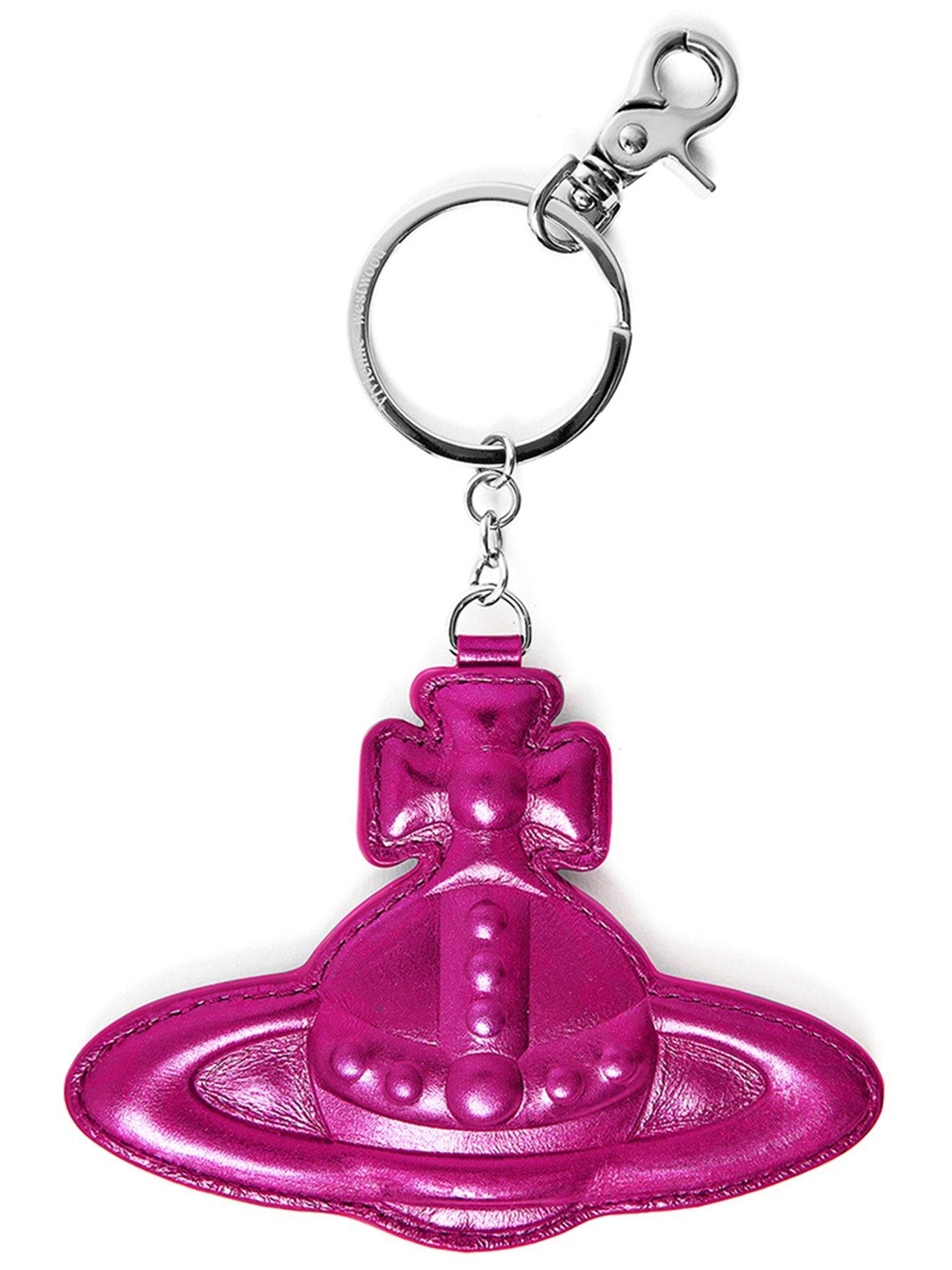 vivienne-westwood-metallic-injected-orb-orb-keyring-pink