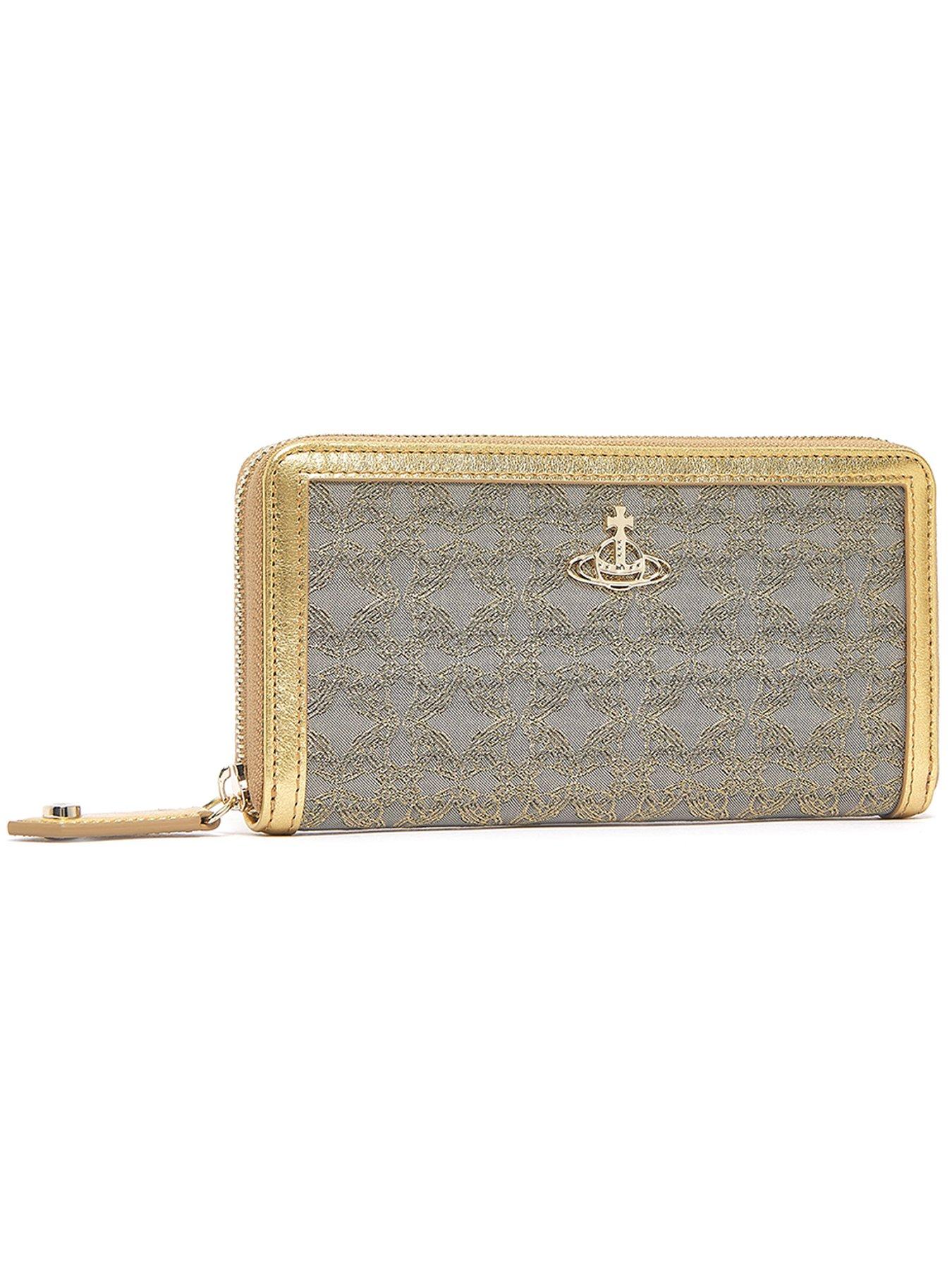 Vivienne Westwood Re jacquard Orborama Classic Zip Round Wallet