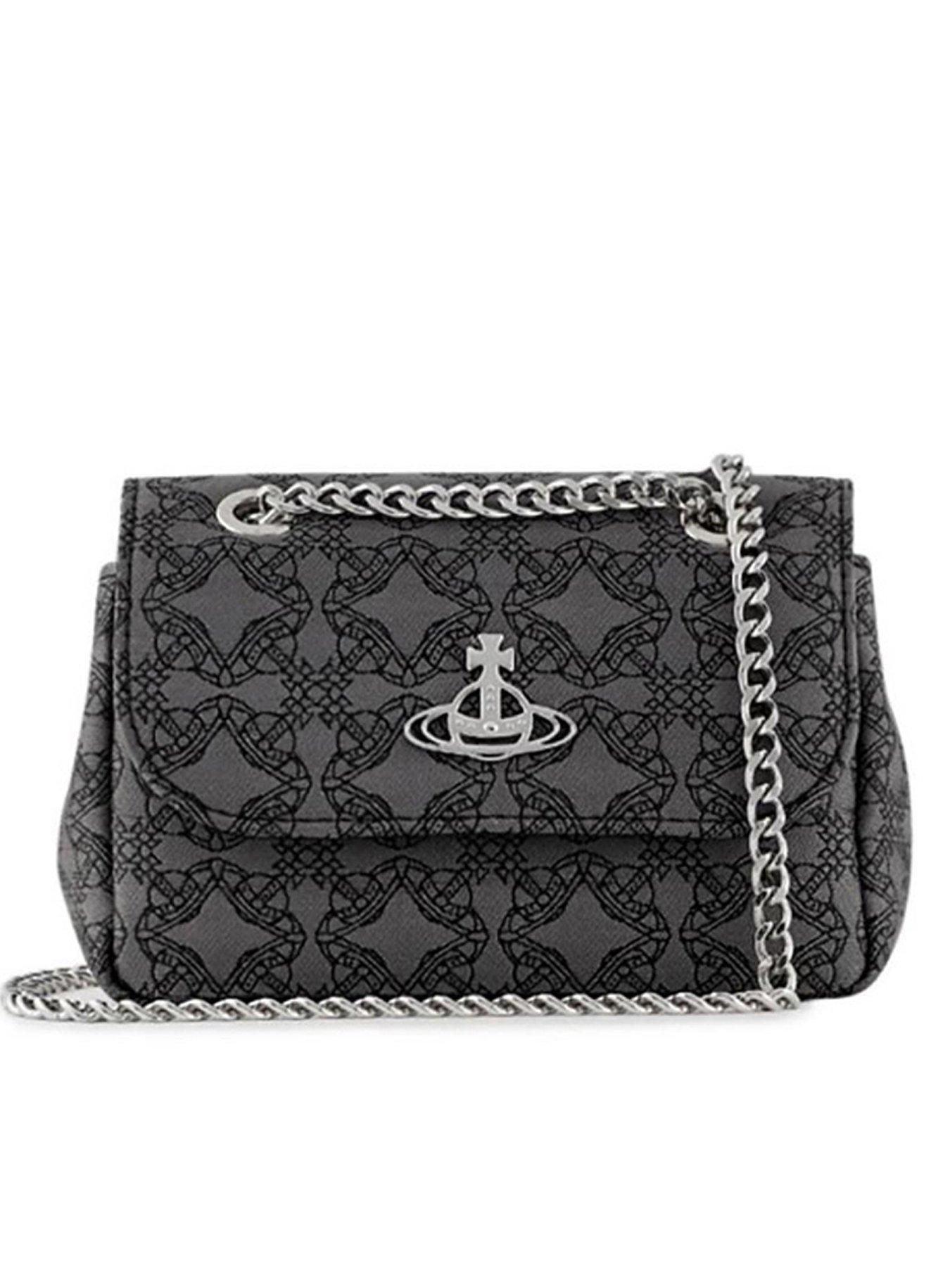 Re jacquard Orborama Small Purse With Chain Black