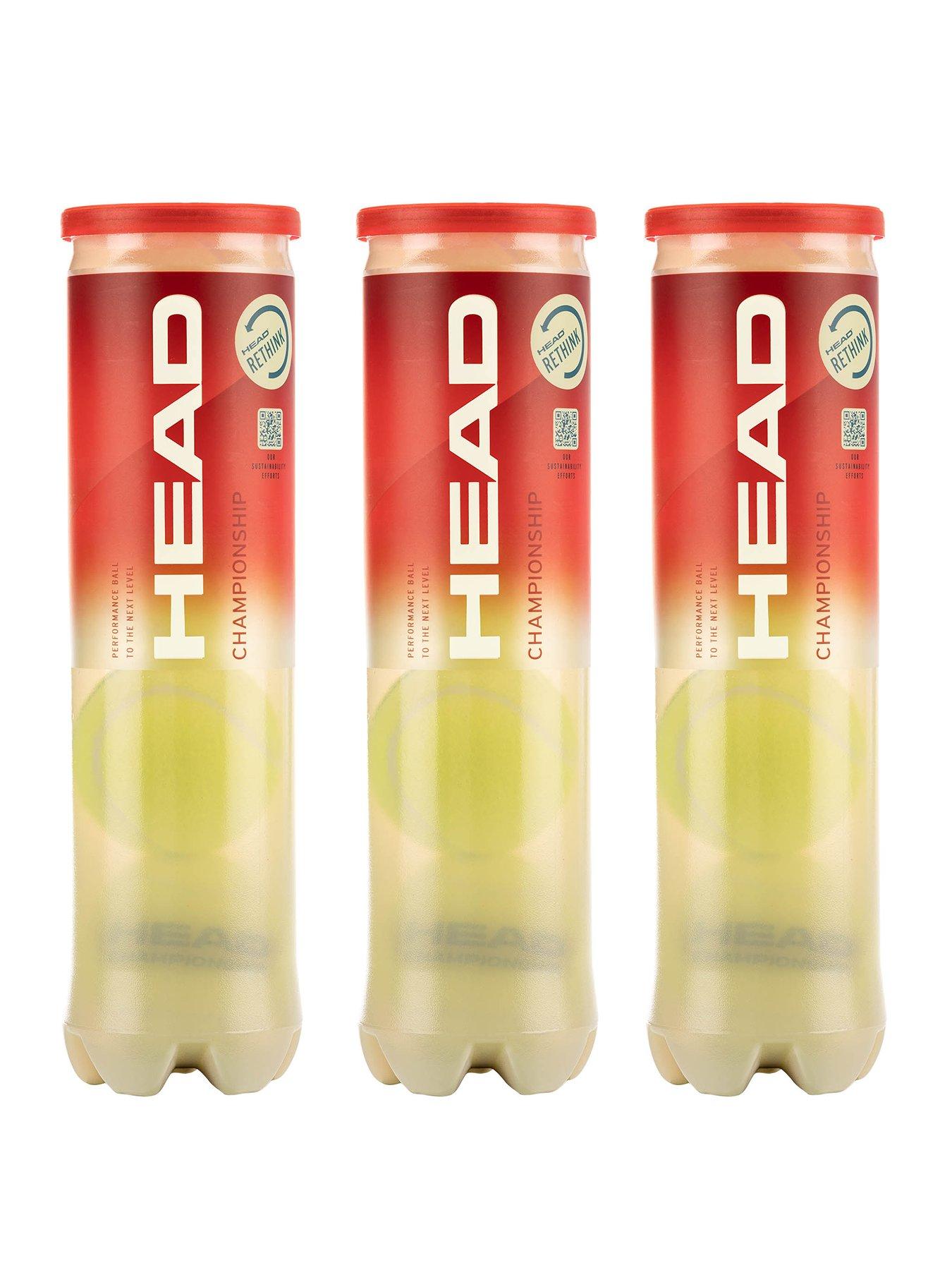 Head Championship Tennis Balls-1 Dozen (3 tubes x 4 balls each)