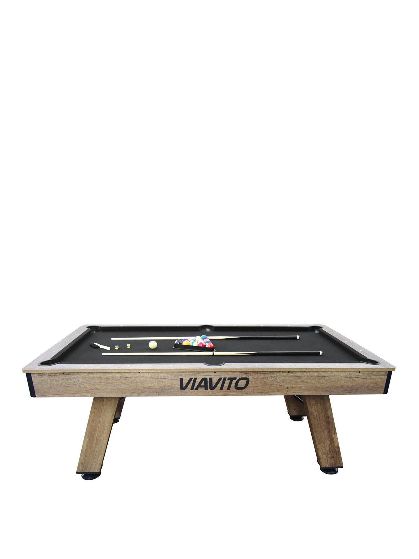 Image 2 of 6 of Viavito PT500 7ft Pool Table - Leg Levellers For Adjustment With Accessories Pack