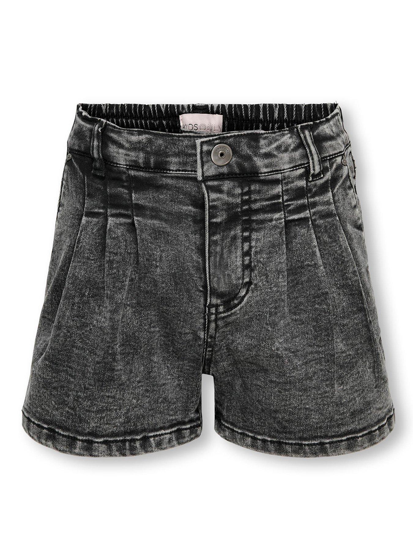 Black jean hot sale shorts kids