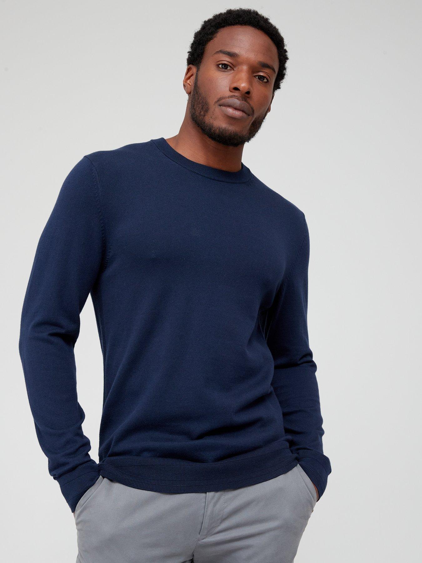 Navy cotton outlet jumper