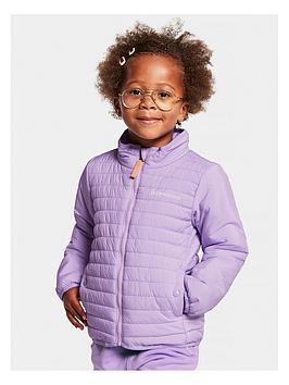 didriksons pion kids water repellent jacket - purple
