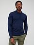  image of everyday-long-sleeve-cotton-rich-polo-shirt-navynbsp