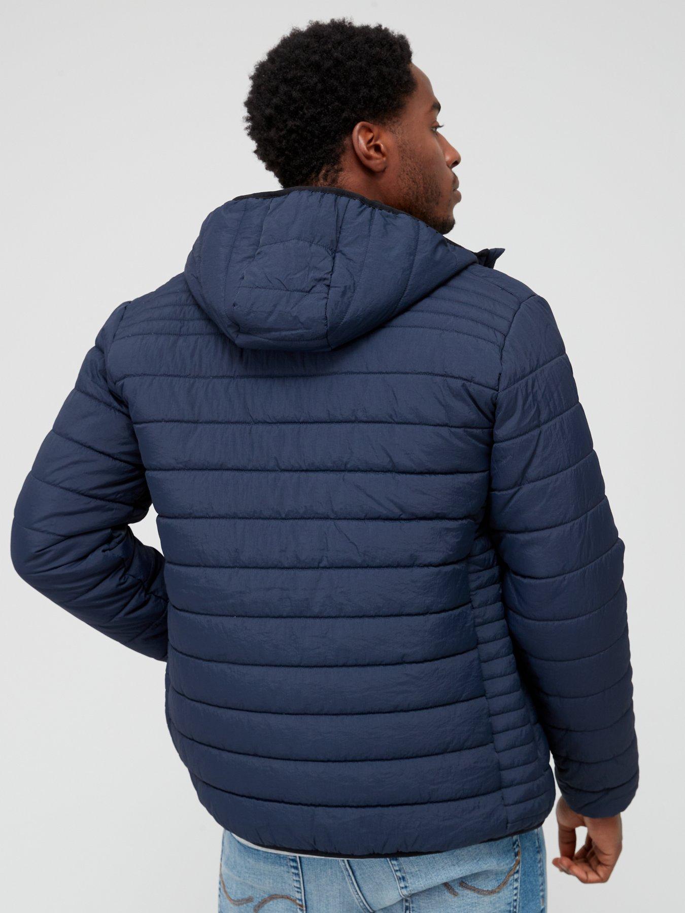 Navy lightweight shop padded jacket