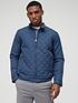  image of very-man-quilted-harrington-jacket-navy
