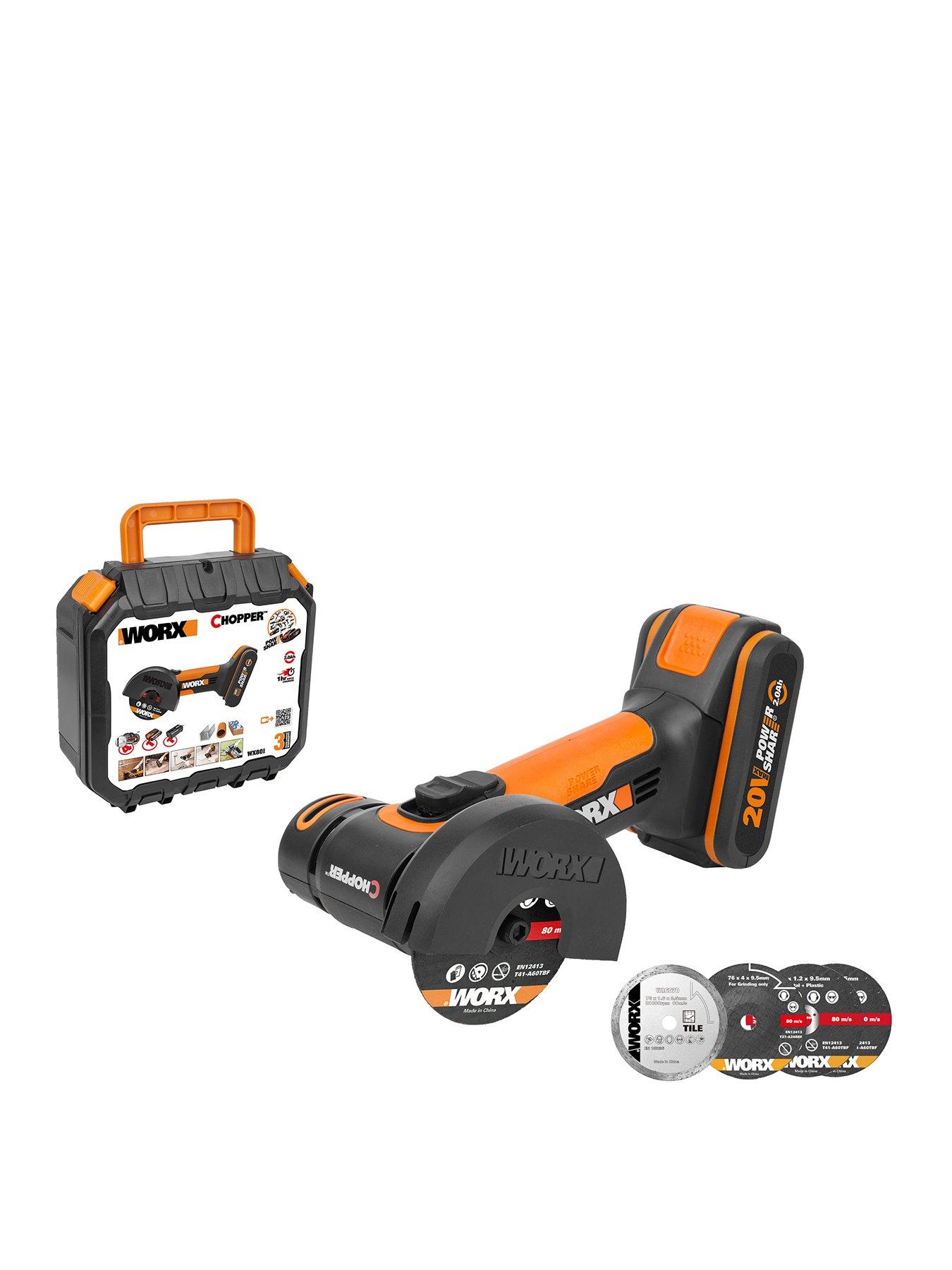 Product photograph of Worx 20v Cordless Mini Cutter Wx801 from very.co.uk