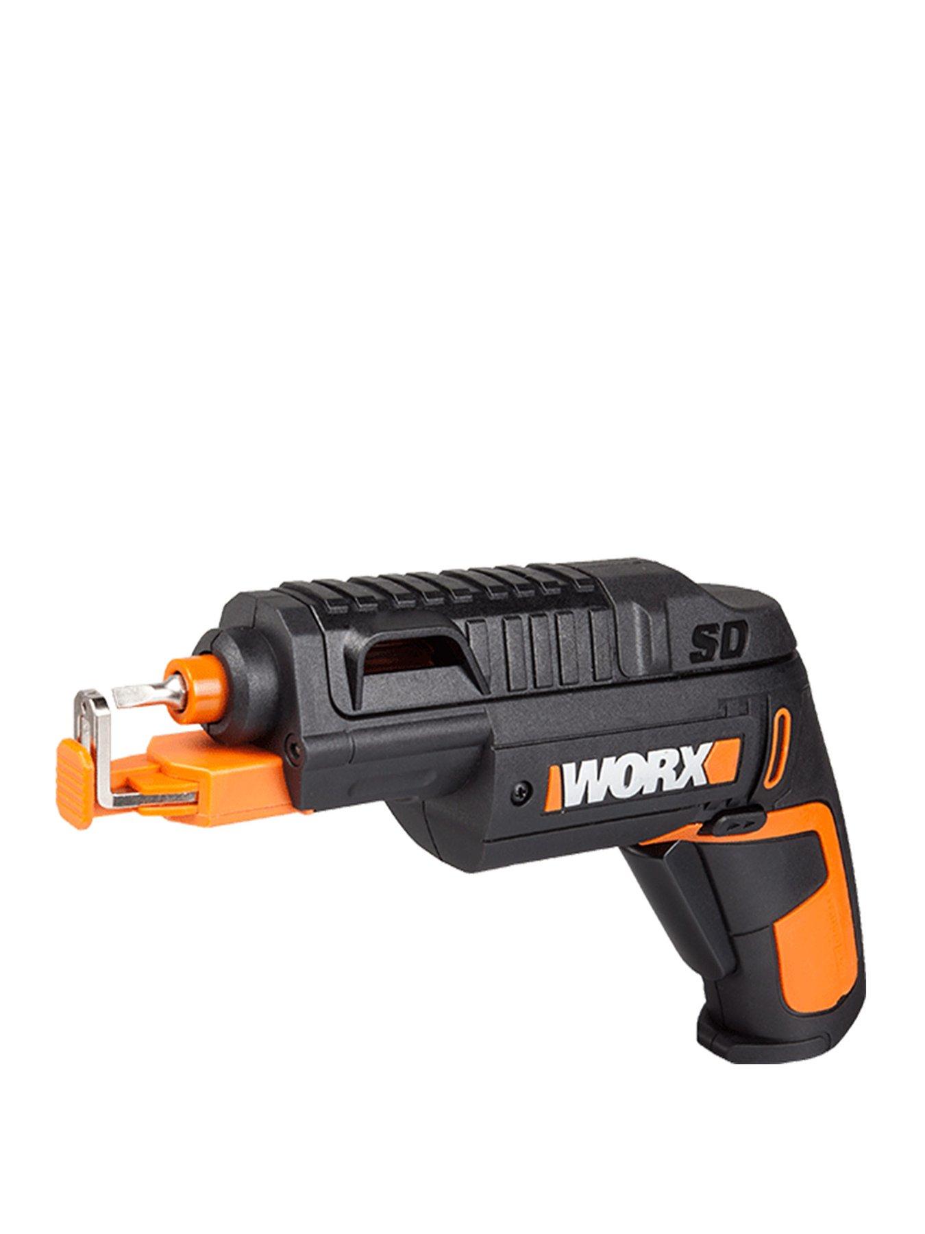 Product photograph of Worx 4v Cordless Sd Slide Driver With Screw Holder Wx255 from very.co.uk